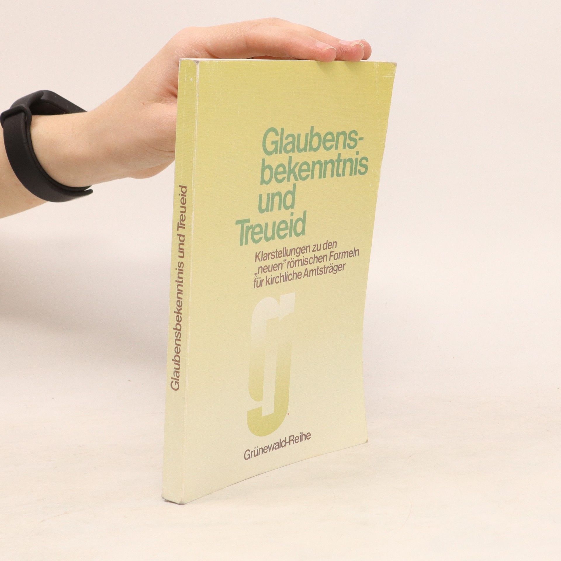 Gustave Thils Glaubensbekenntnis und Treueid