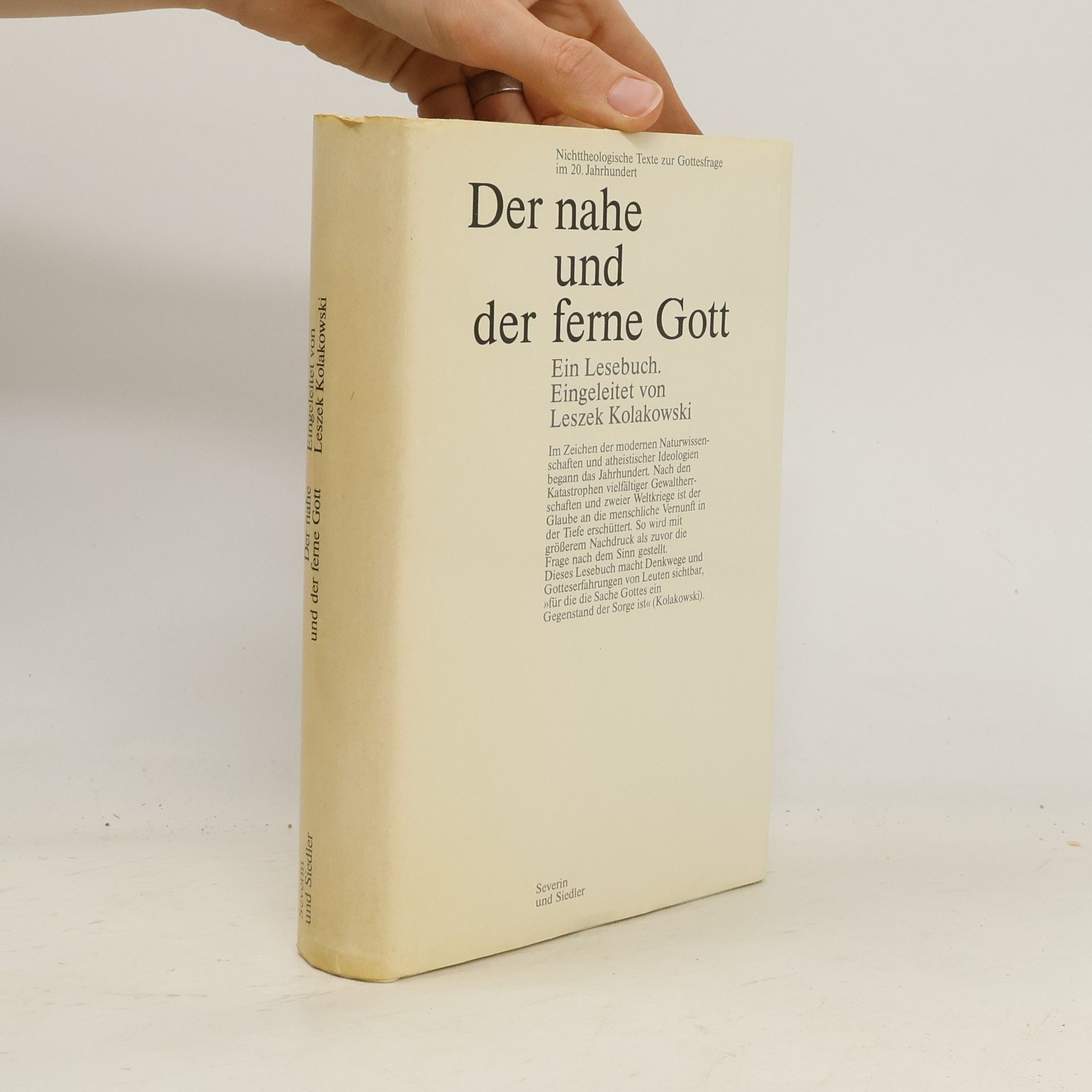 Hans Jürgen Rösner Der nahe und der ferne Gott