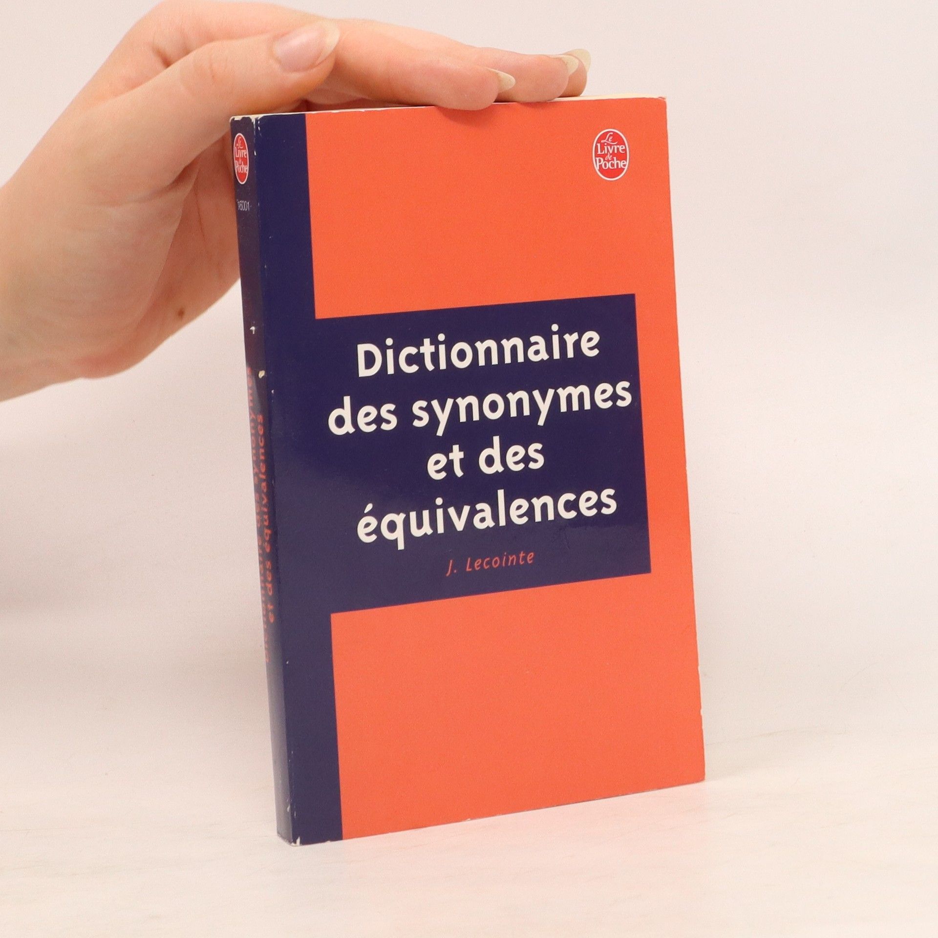Jean Lecointe Dictionnaire des synonymes et des équivalences