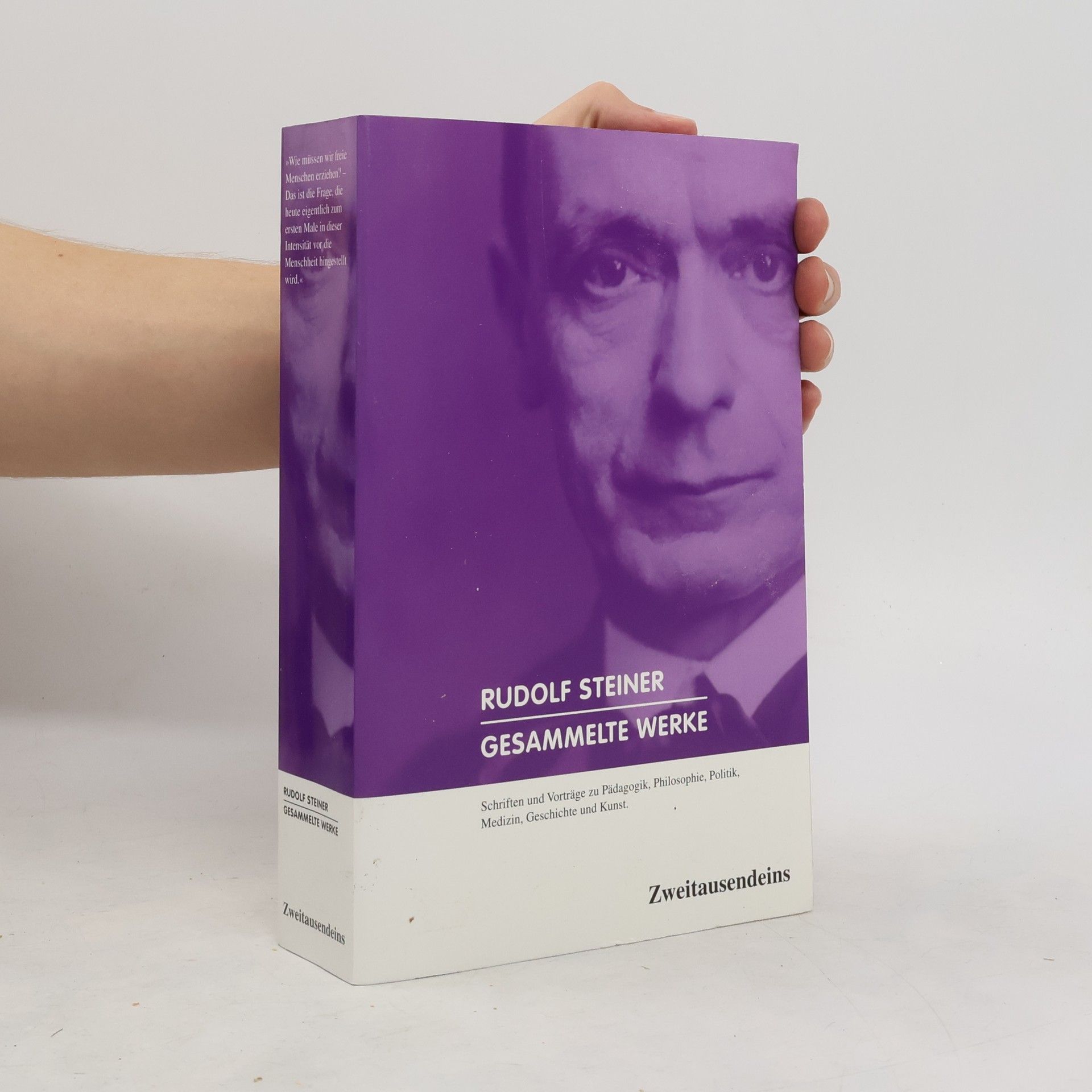 Rudolf Steiner Gesammelte Werke. Schriften und Vorträge zu Pädagogik, Philosophie, Politik, Medizin, Geschichte und Kunst