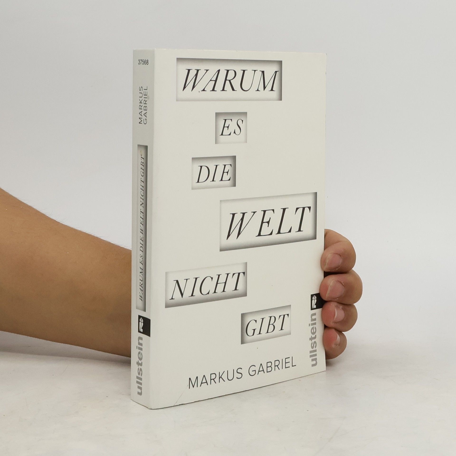 Markus Gabriel Warum es die Welt nicht gibt