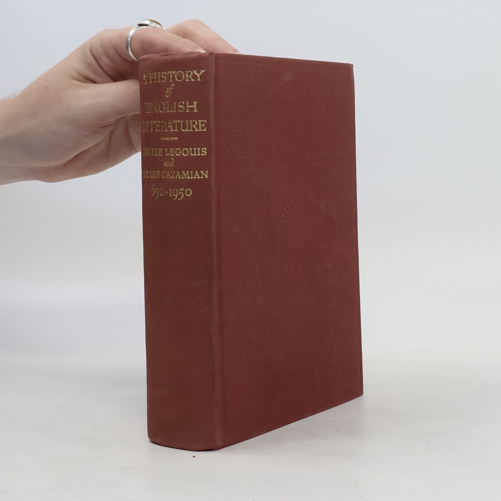 Emile Legouis A History of English Literature 650 - 1950