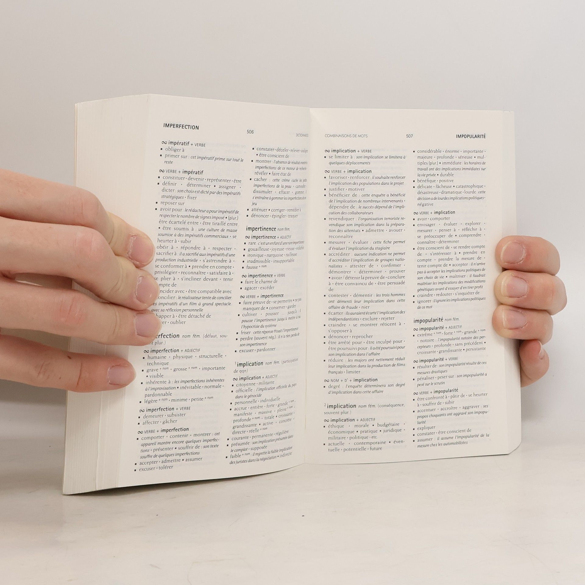Dominique Le Fur Dictionnaire des combinaisons de mots