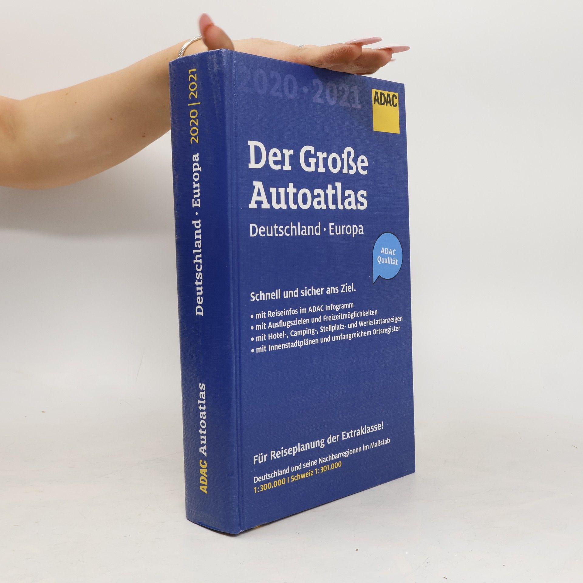 Collective Großer ADAC Autoatlas 2020/2021, Deutschland 1:300 000, Europa 1:750 000
