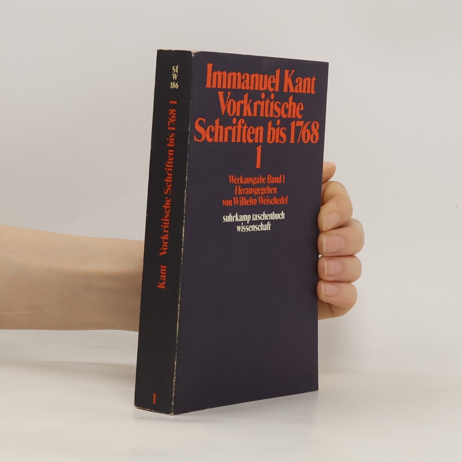 Immanuel Kant Vorkritische Schriften bis 1768. Tl.1