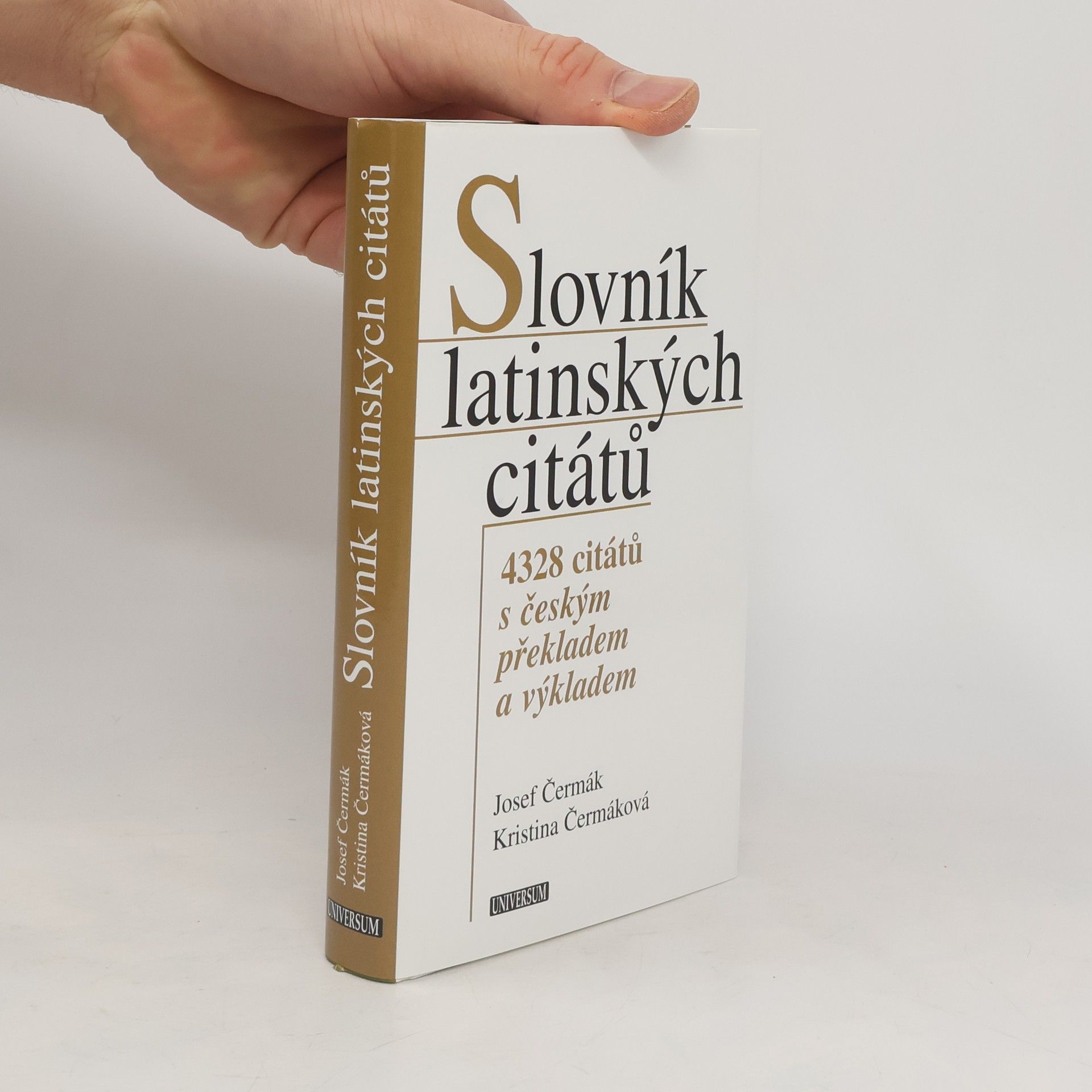 Josef Čermák Slovník latinských citátů - 4328 citátů s českým překladem a výkladem