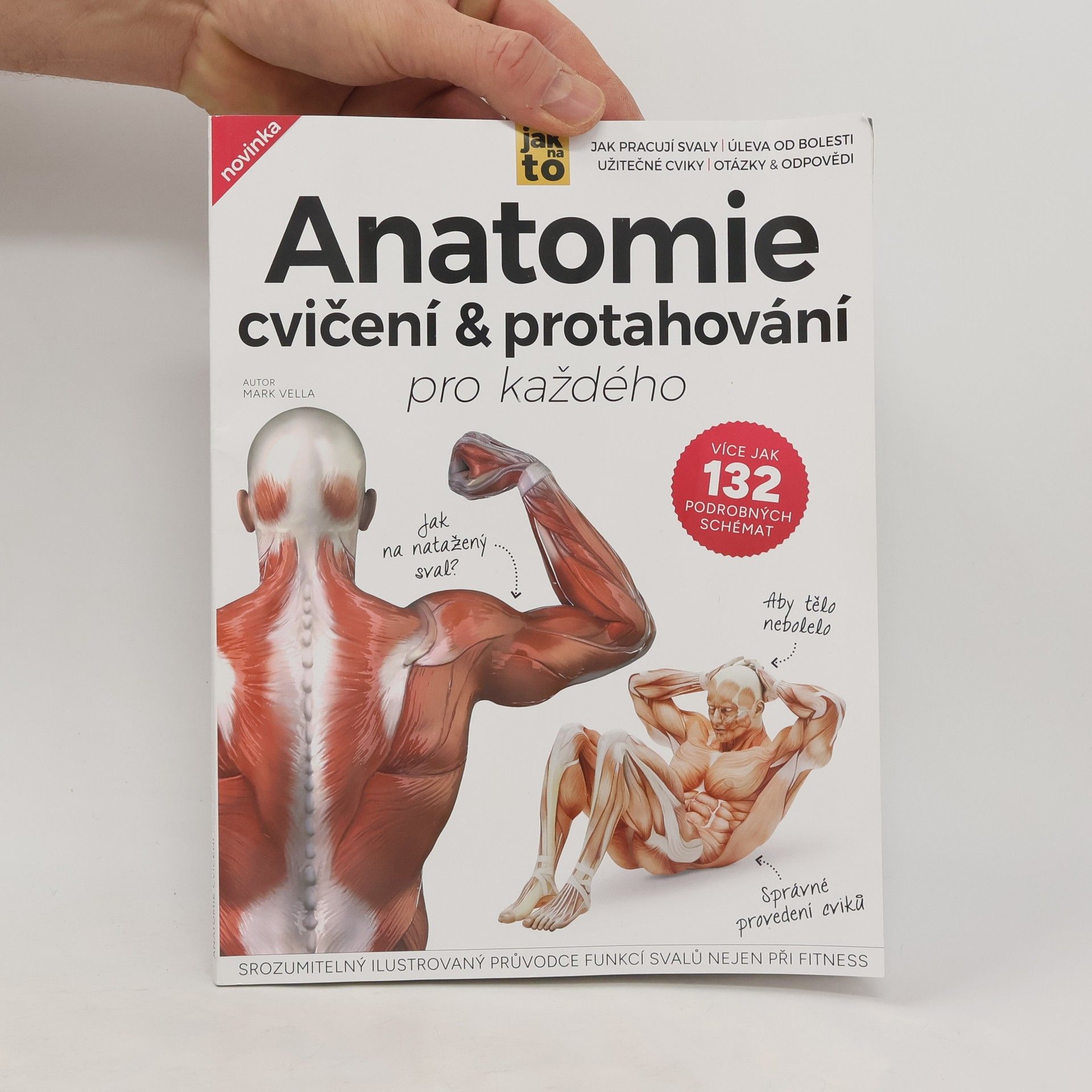 Mark Vella Anatomie cvičení a protahování pro každého