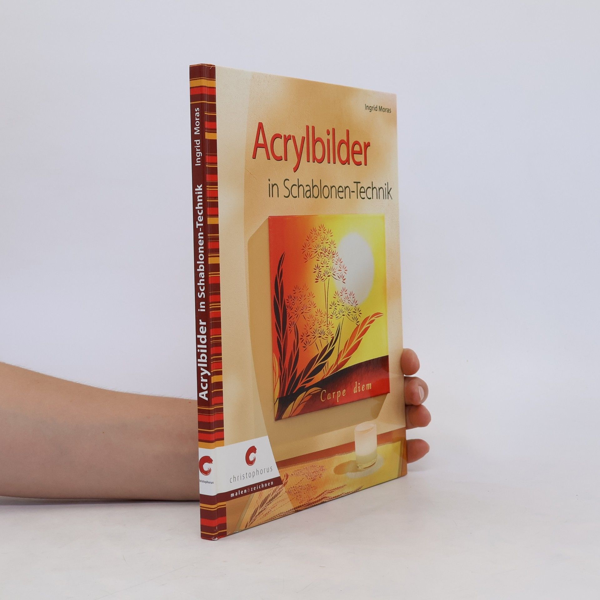 Ingrid Moras Acrylbilder in Schablonen-Technik