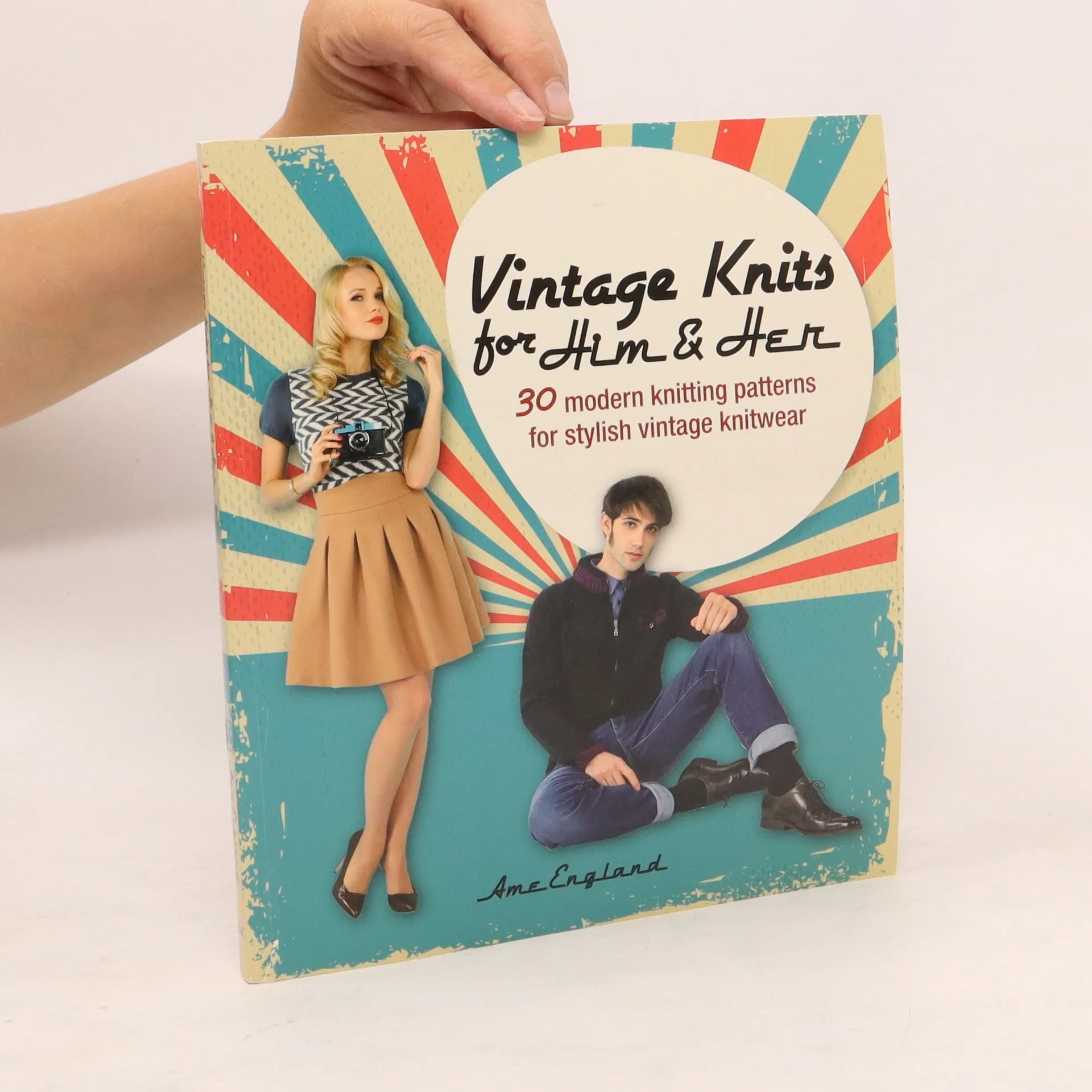 Vintage Knits for Him & Her | Book | Paperback | Ame England | EN