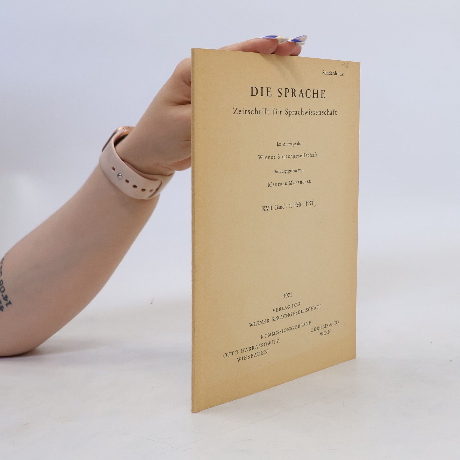 kolektiv Die Sprache. Zeitschrift für Sprachwissenschaft
