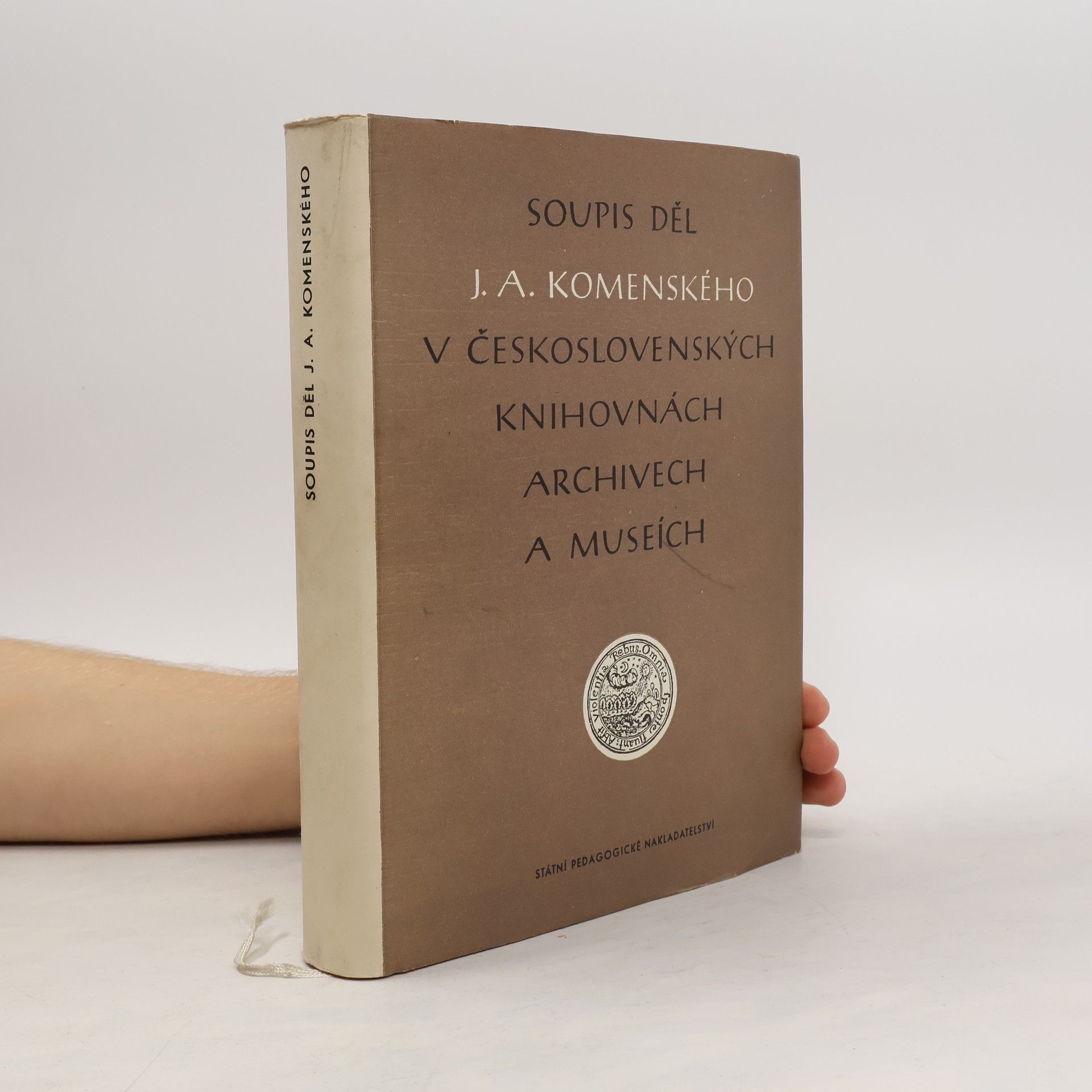 Emma Urbánková Soupis děl J.A. Komenského v československých knihovnách, archivech a museích