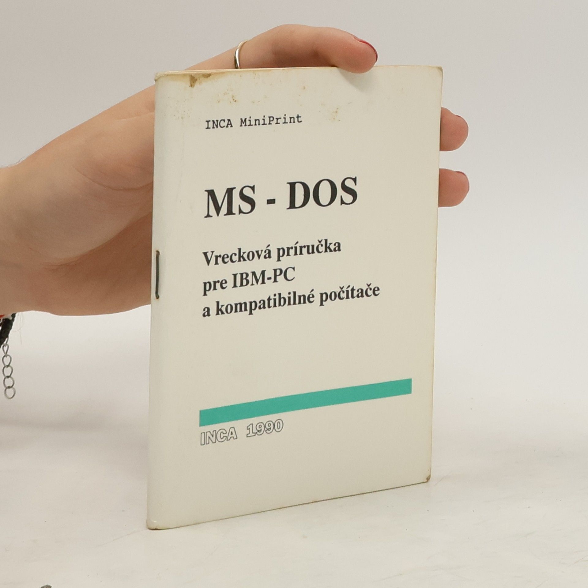 AA.VV. MS - DOS. Vrecková príručka pre IBM-PC a kompatibilné počítače