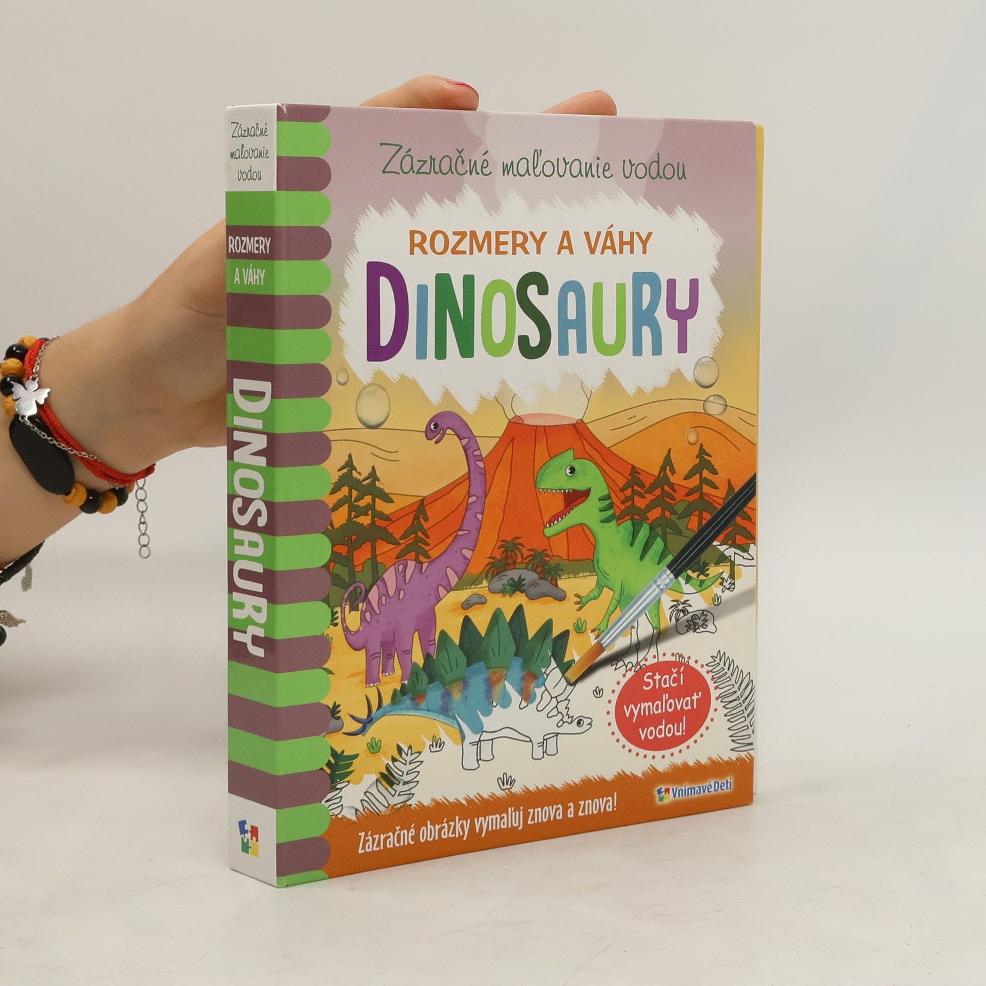 Rachael McLean Zázračné maľovanie vodou. Rozmery a váhy dinosaury