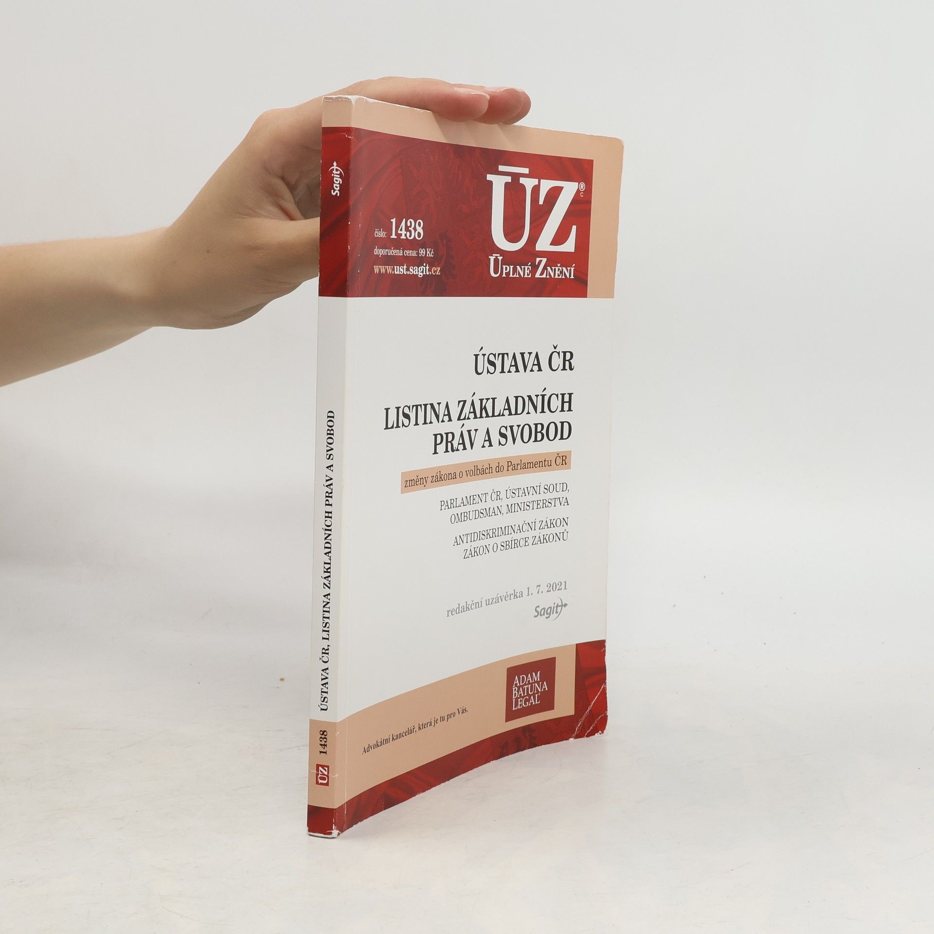 Autorenkollektiv ÚZ 1438. Ústava ČR, Listina základních práv a svobod