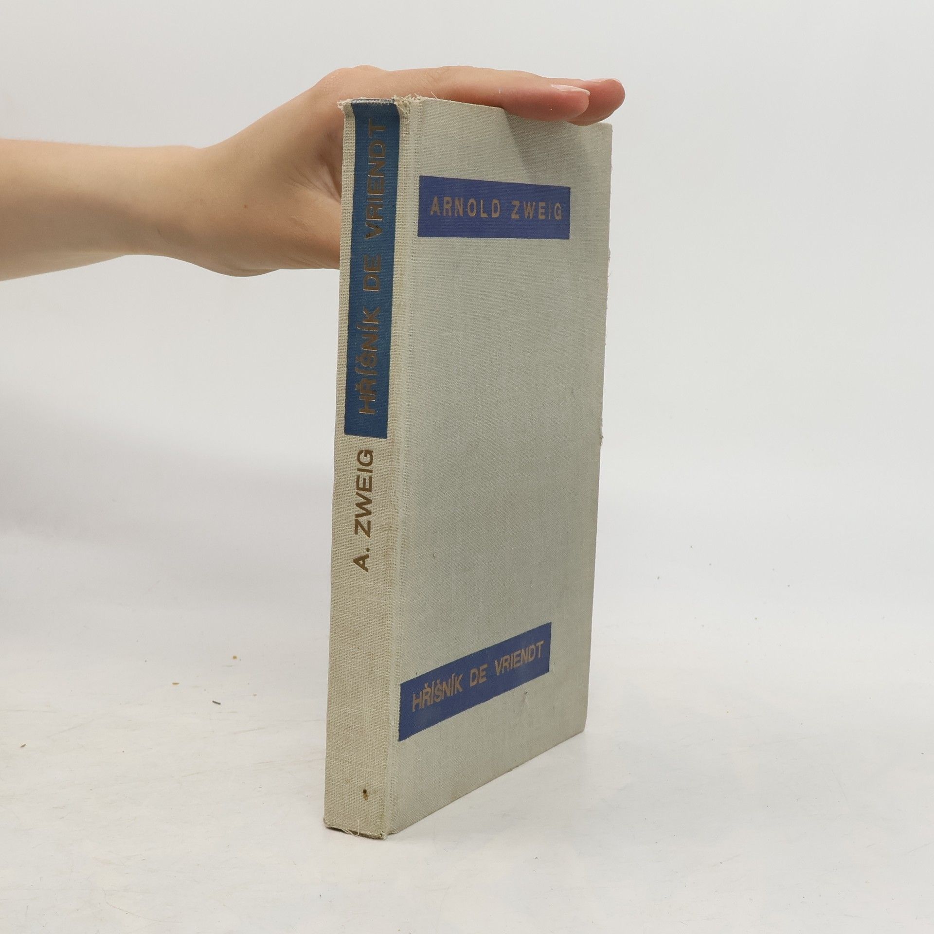 Arnold Zweig Hříšník de Vriendt