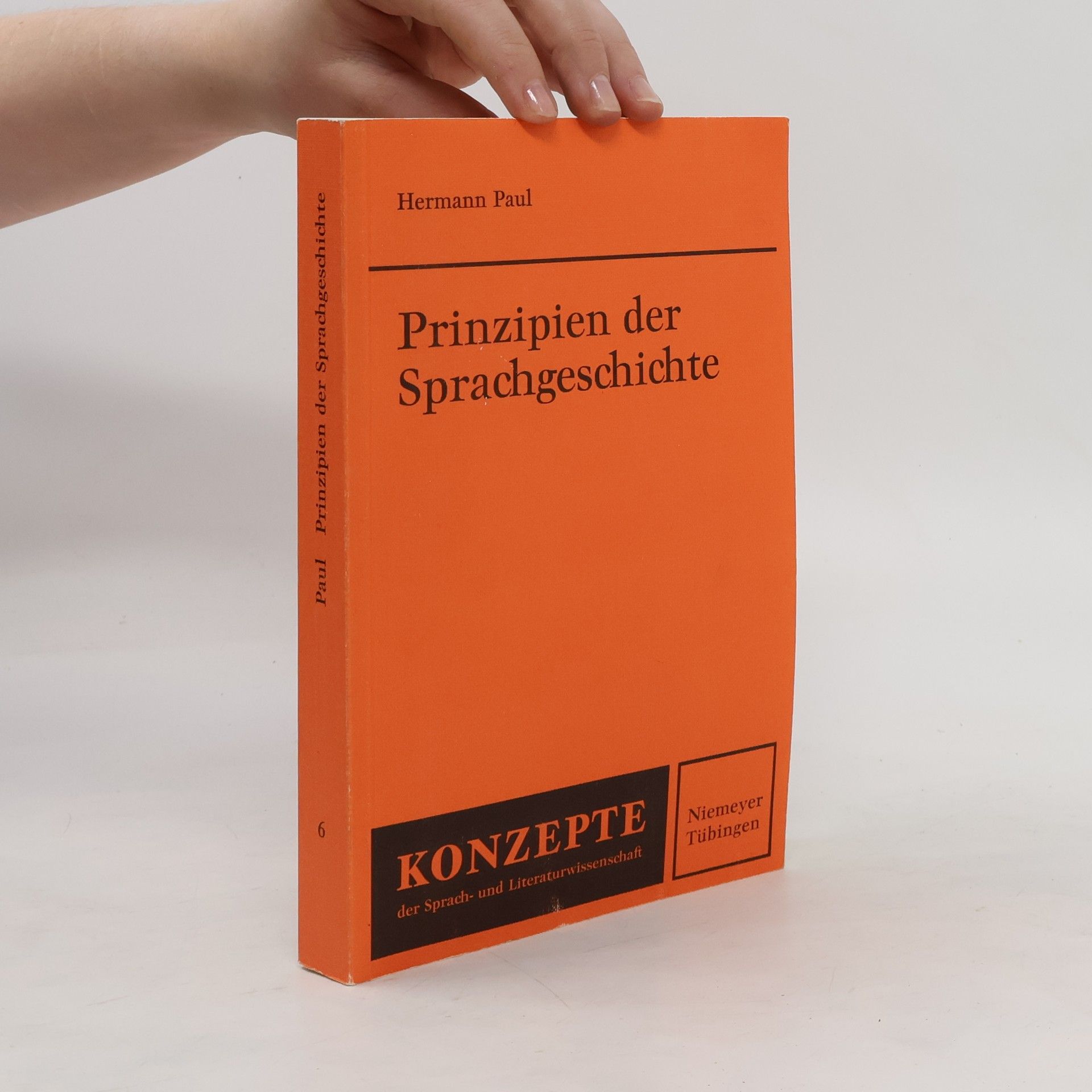 Hermann Paul Prinzipien der Sprachgeschichte