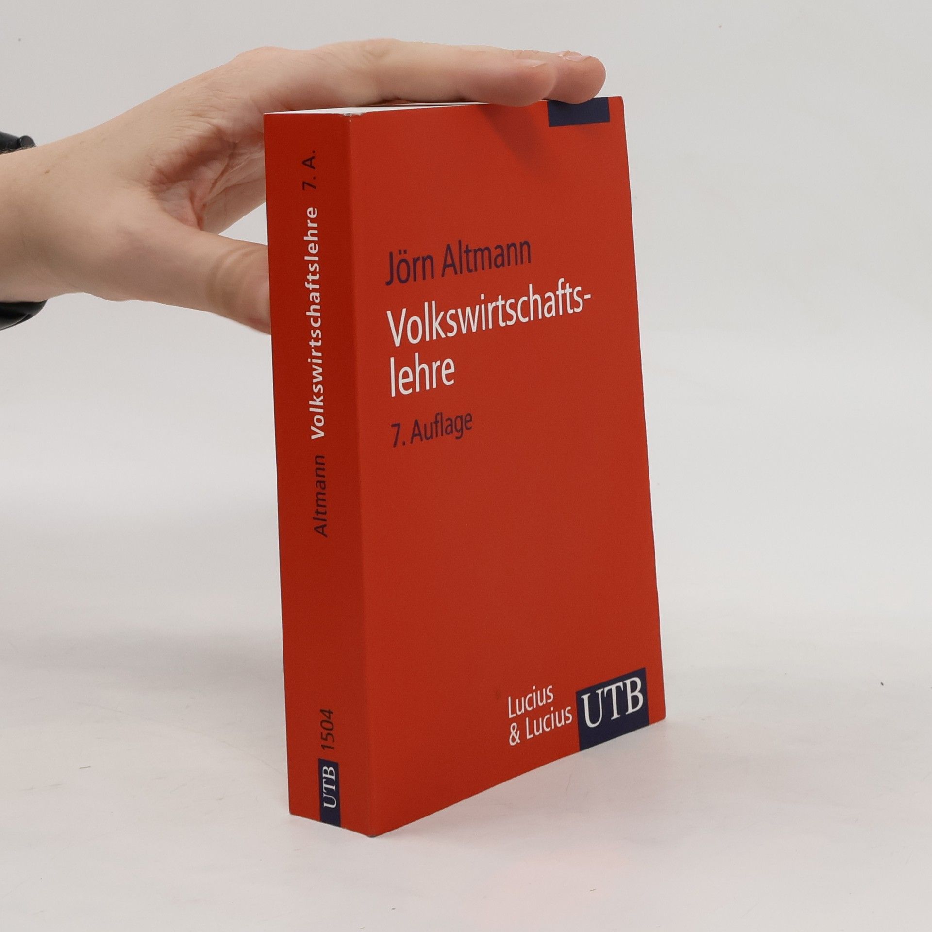 Jörn Altmann Volkswirtschaftslehre
