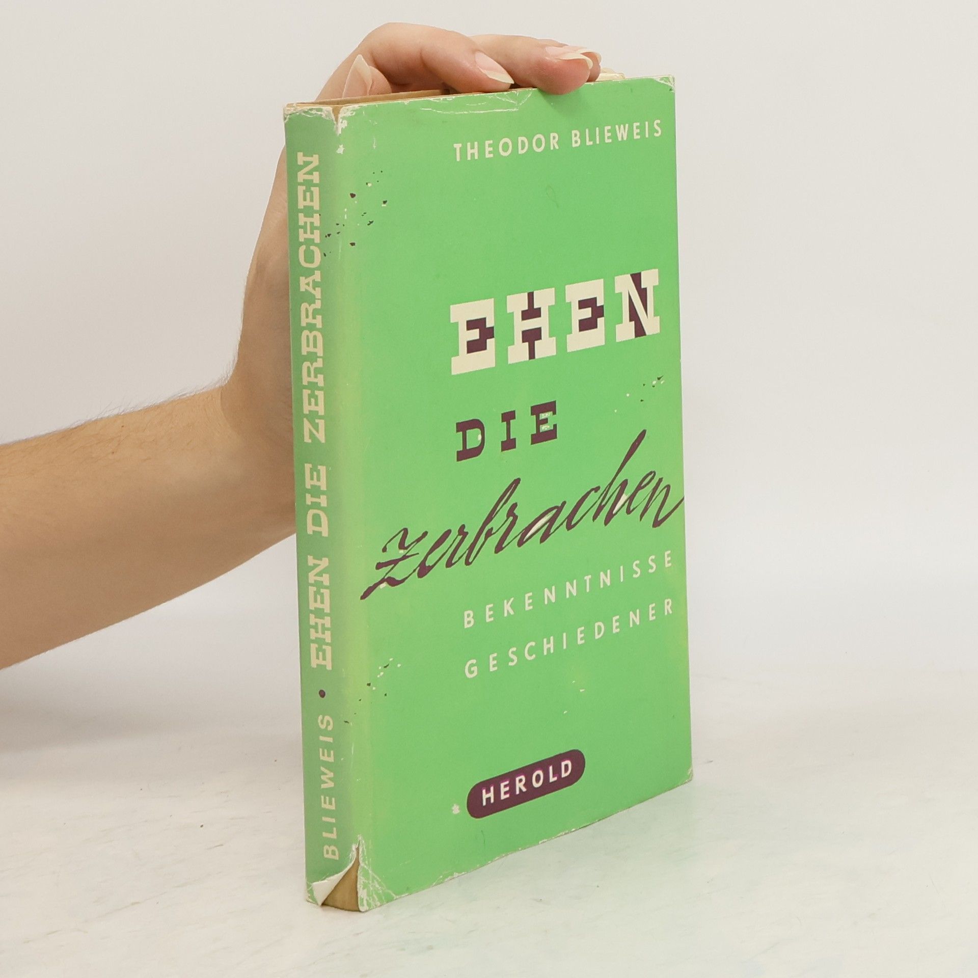 Theodor Blieweis Ehen  die zerbrachen