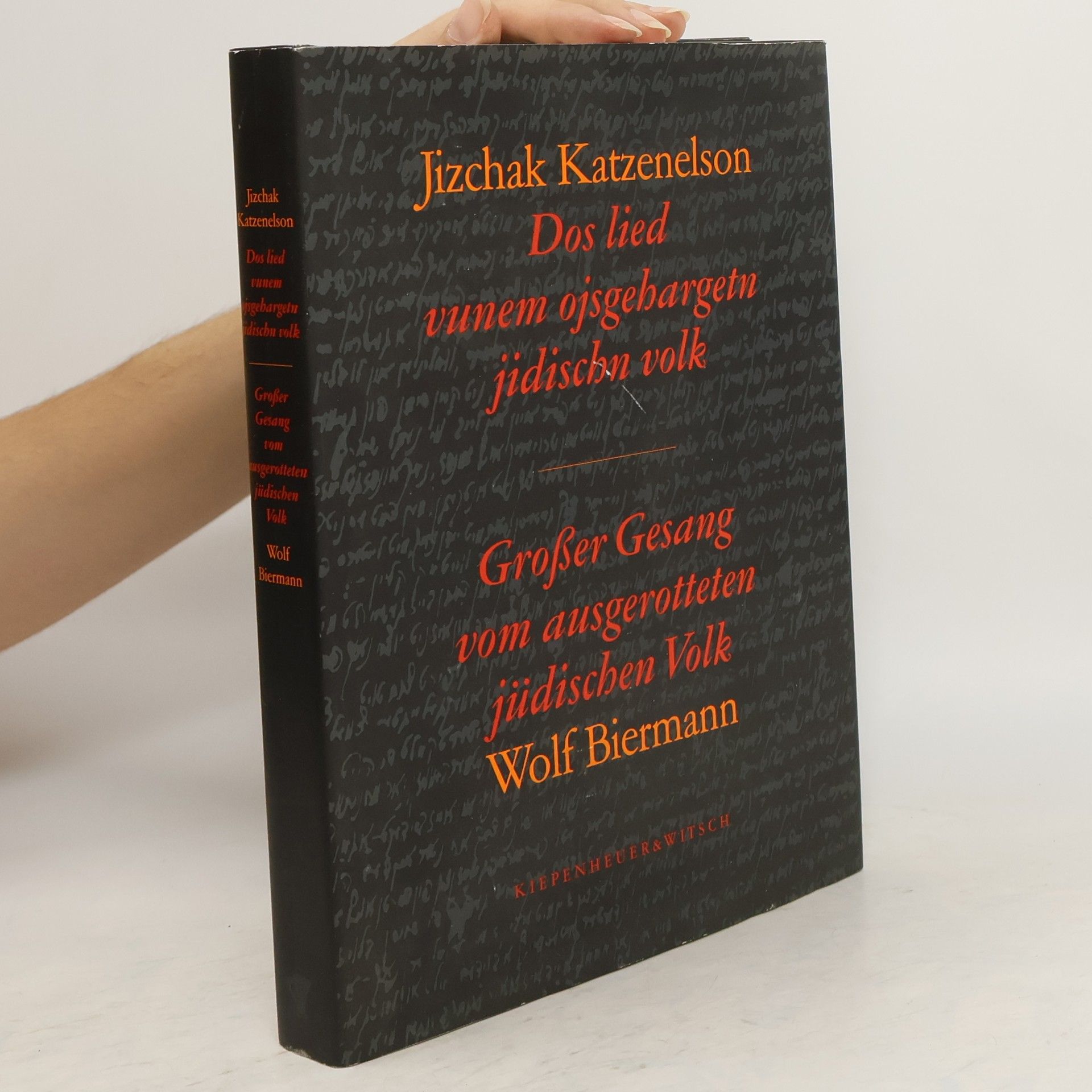 Yitsh ak K. atsenelson Dos lied vunem ojsgehargetn jidischn volk