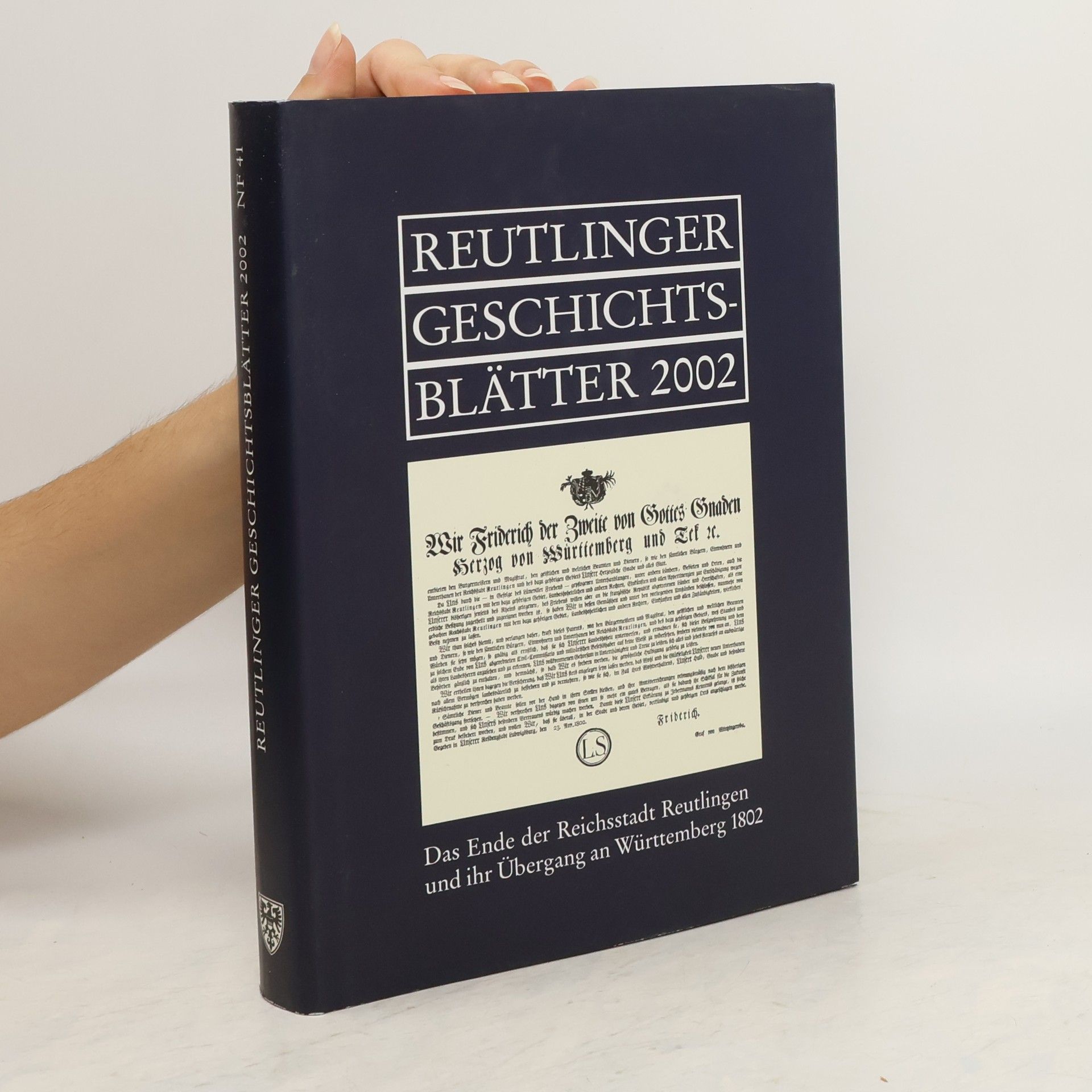 Collectif d'auteurs Reutlinger Geschichtsblätter 2002