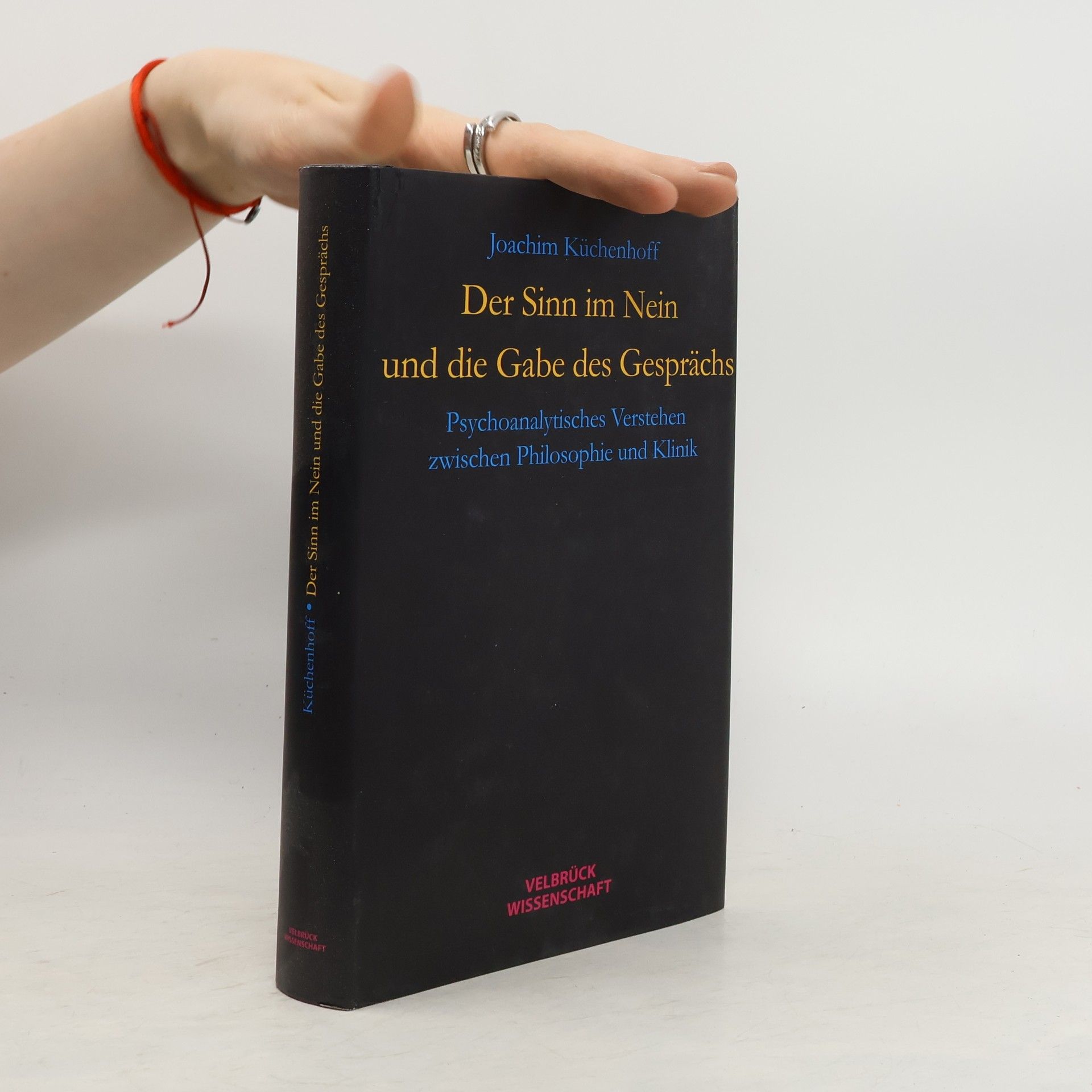 Joachim Küchenhoff Der Sinn im Nein und die Gabe des Gesprächs