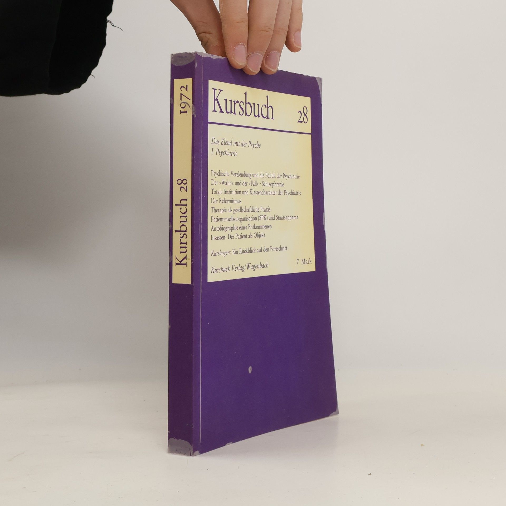 Collectif d'auteurs Kursbuch 28