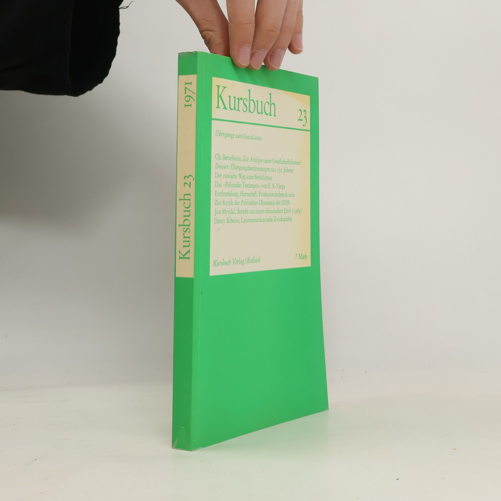 Autorenkollektiv Kursbuch 23, 1971 - Übergänge zum Sozialismus