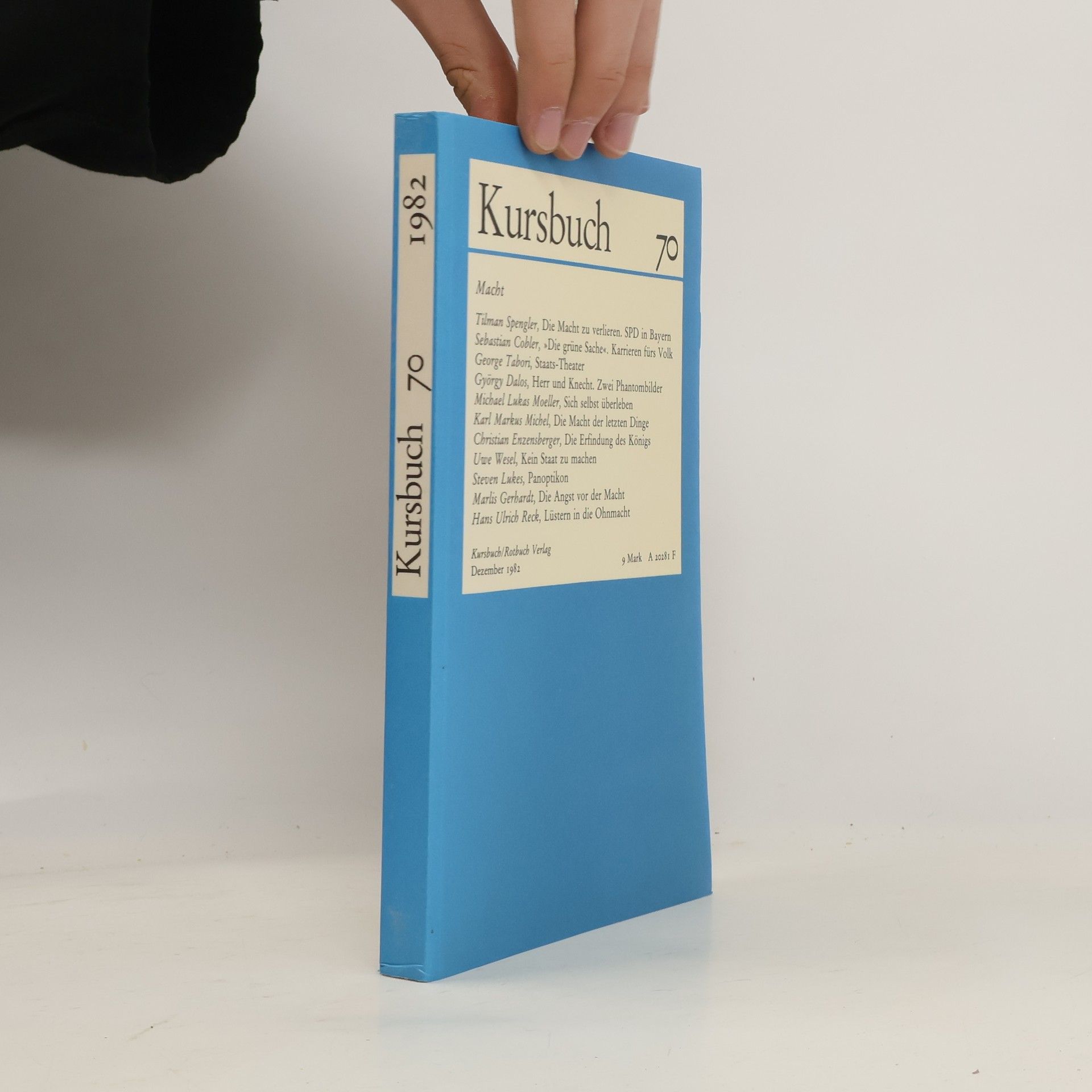 Autorenkollektiv Kursbuch 70
