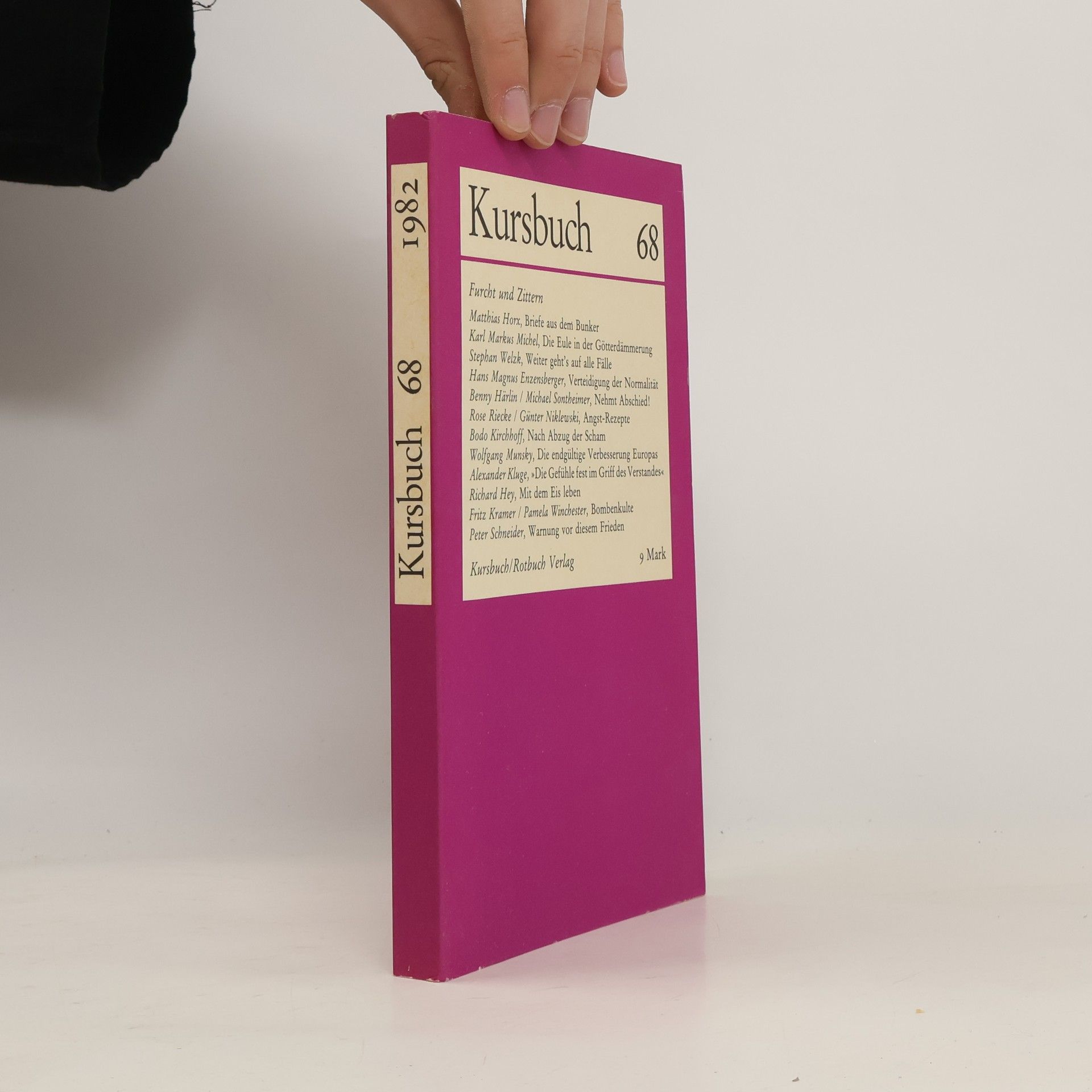 Autorenkollektiv Kursbuch 68
