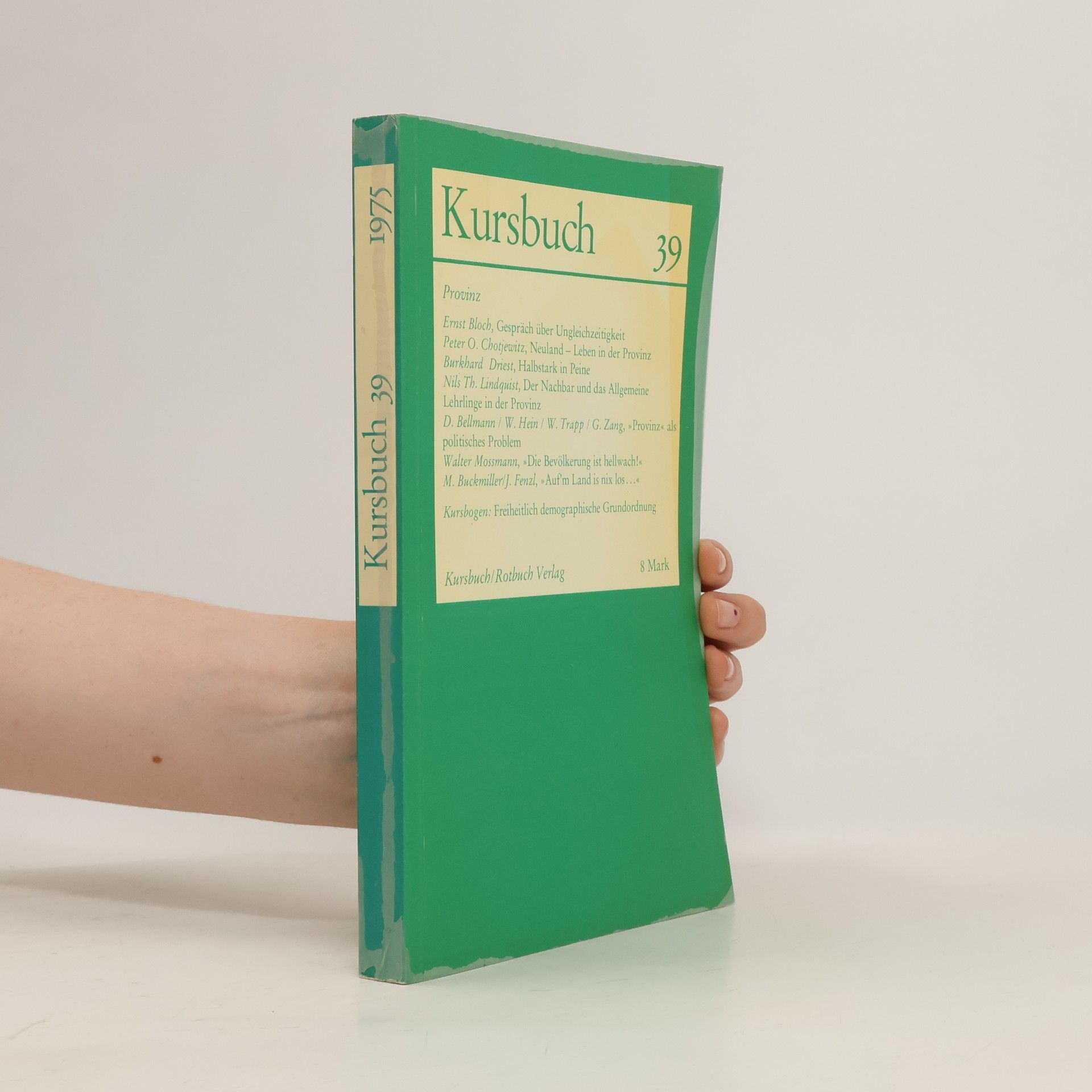 Autorenkollektiv Kursbuch 39