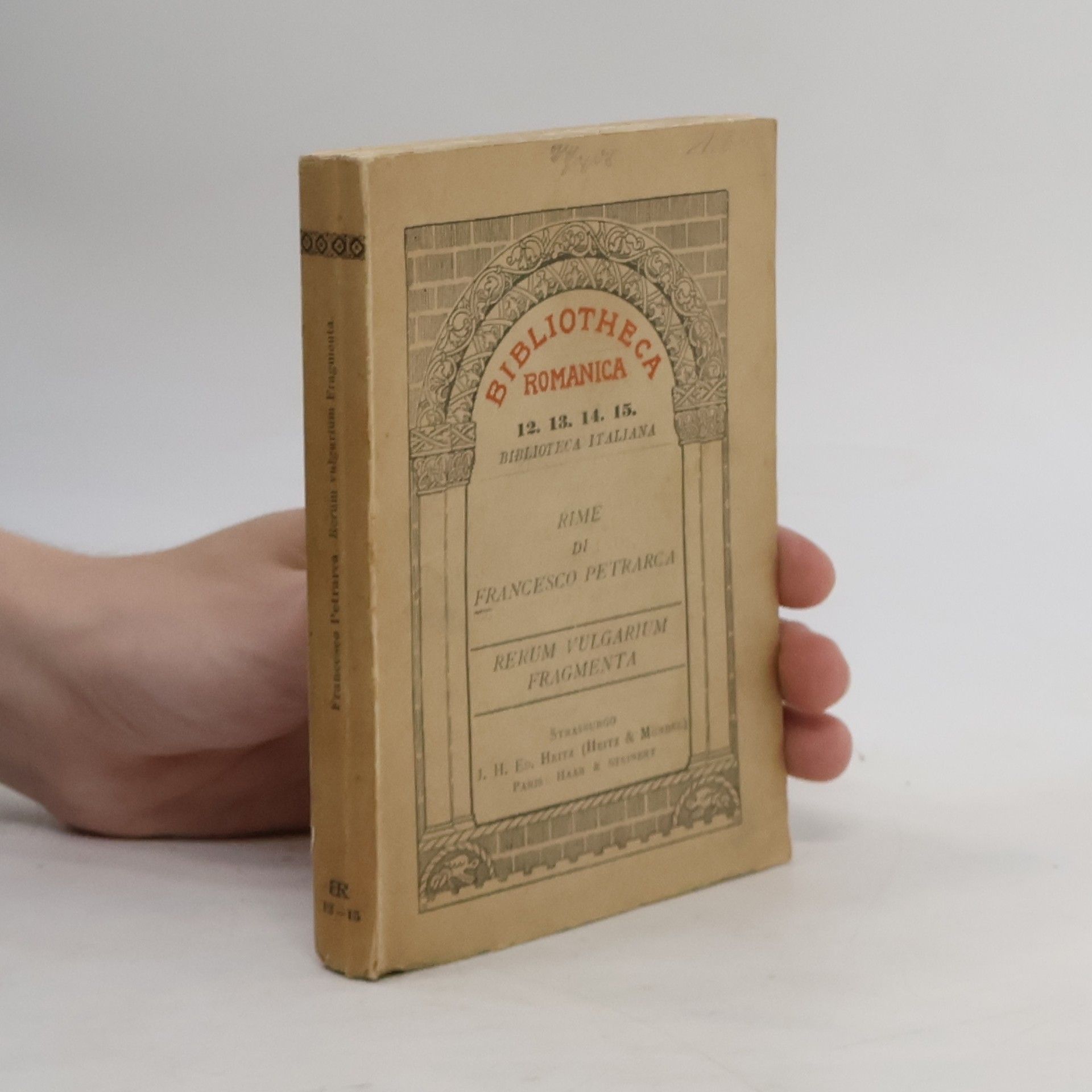 Francesco Petrarca Bibliotheca Romanica