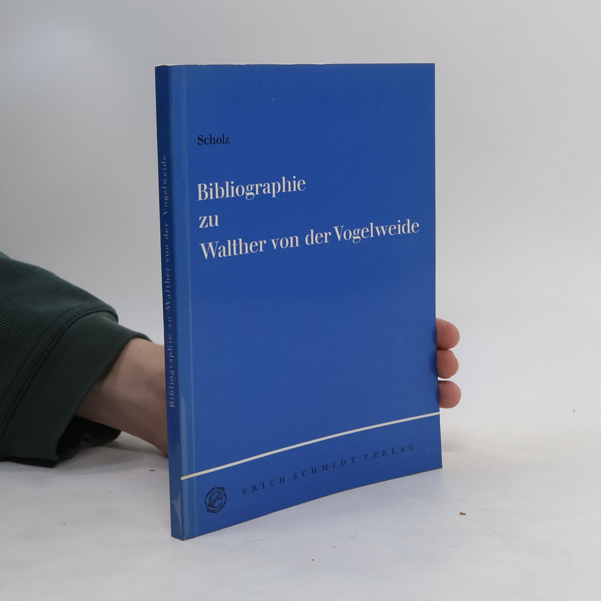 Manfred Günter Scholz Bibliographie zu Walther von der Vogelweide