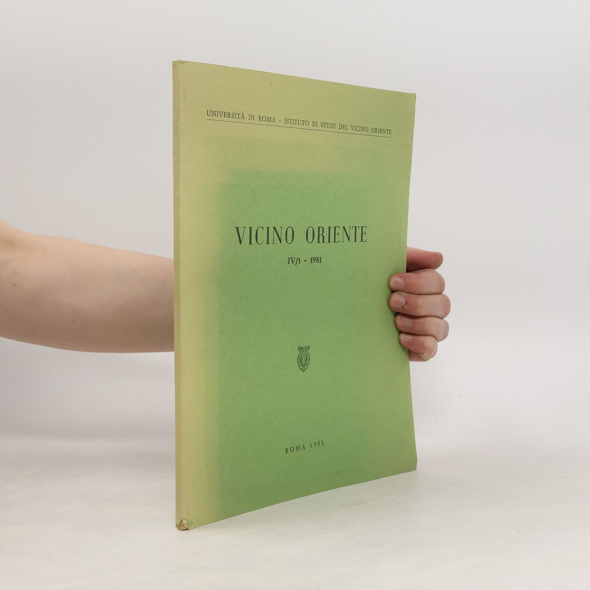 AA.VV. Vicino Oriente IV/1