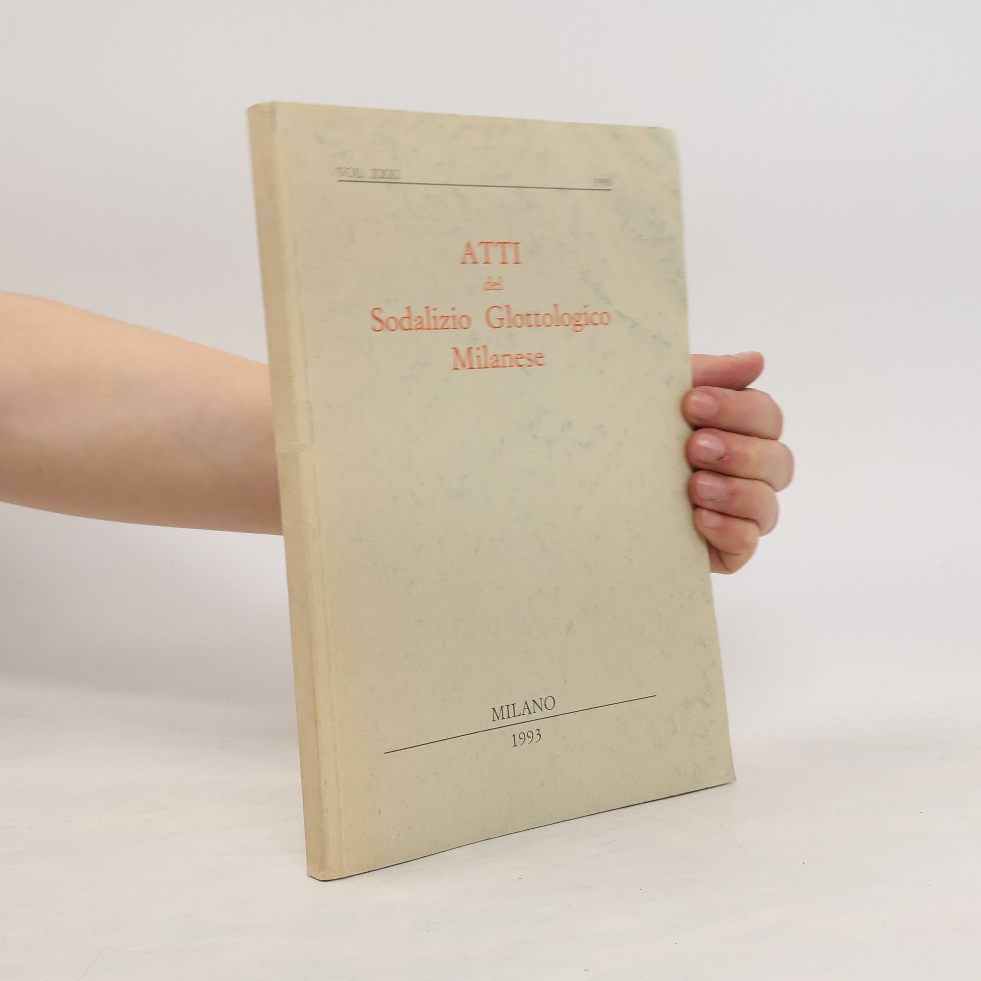 AA.VV. Atti del Sodalizio Milanese XXXI.