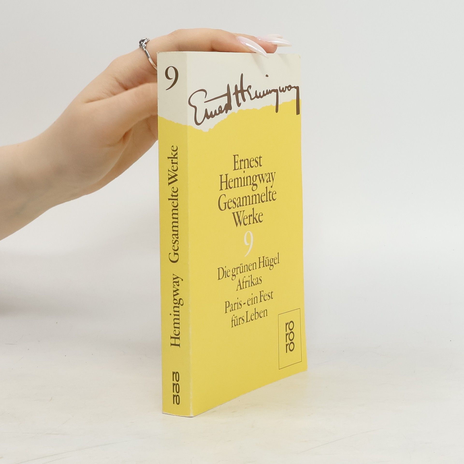 Ernest Hemingway Gesammelte Werke. Band 9