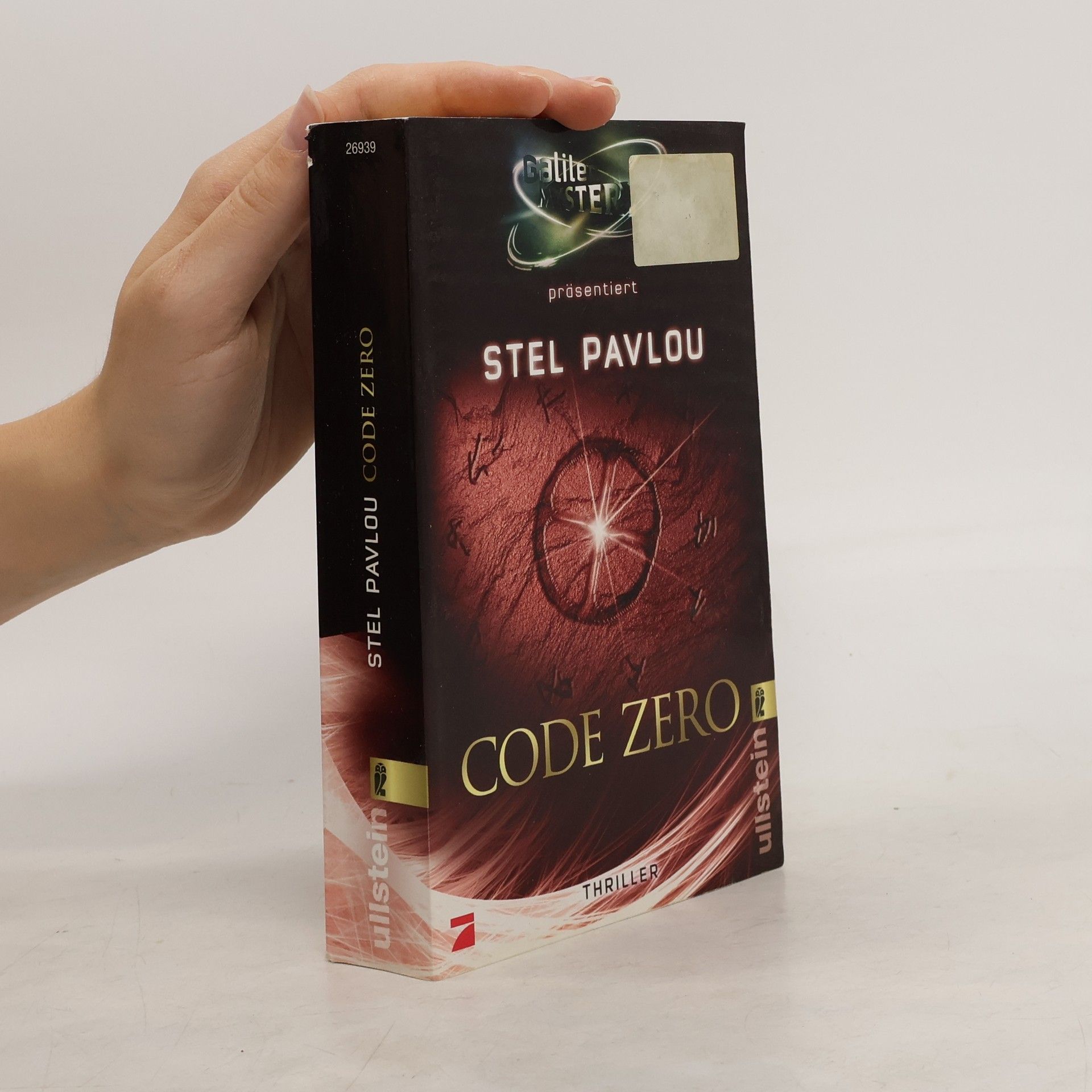 Stel Pavlou Code Zero. Thriller
