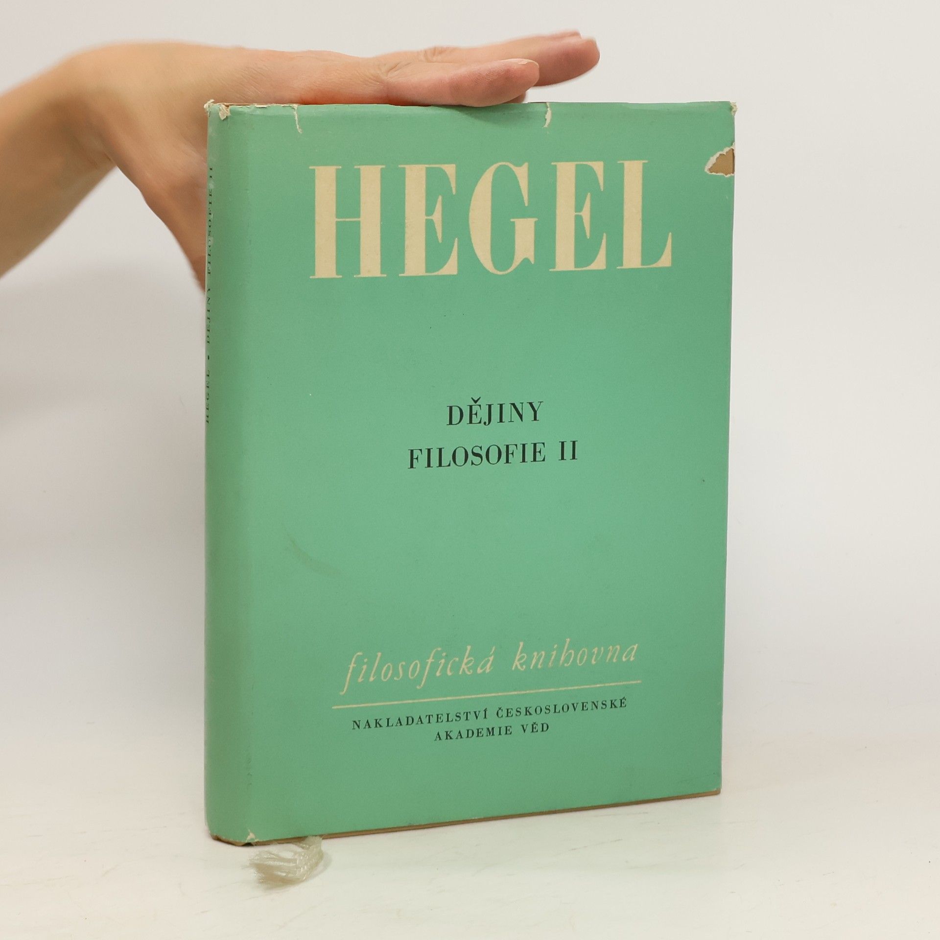 Georg Wilhelm Friedrich Hegel Dějiny filosofie II