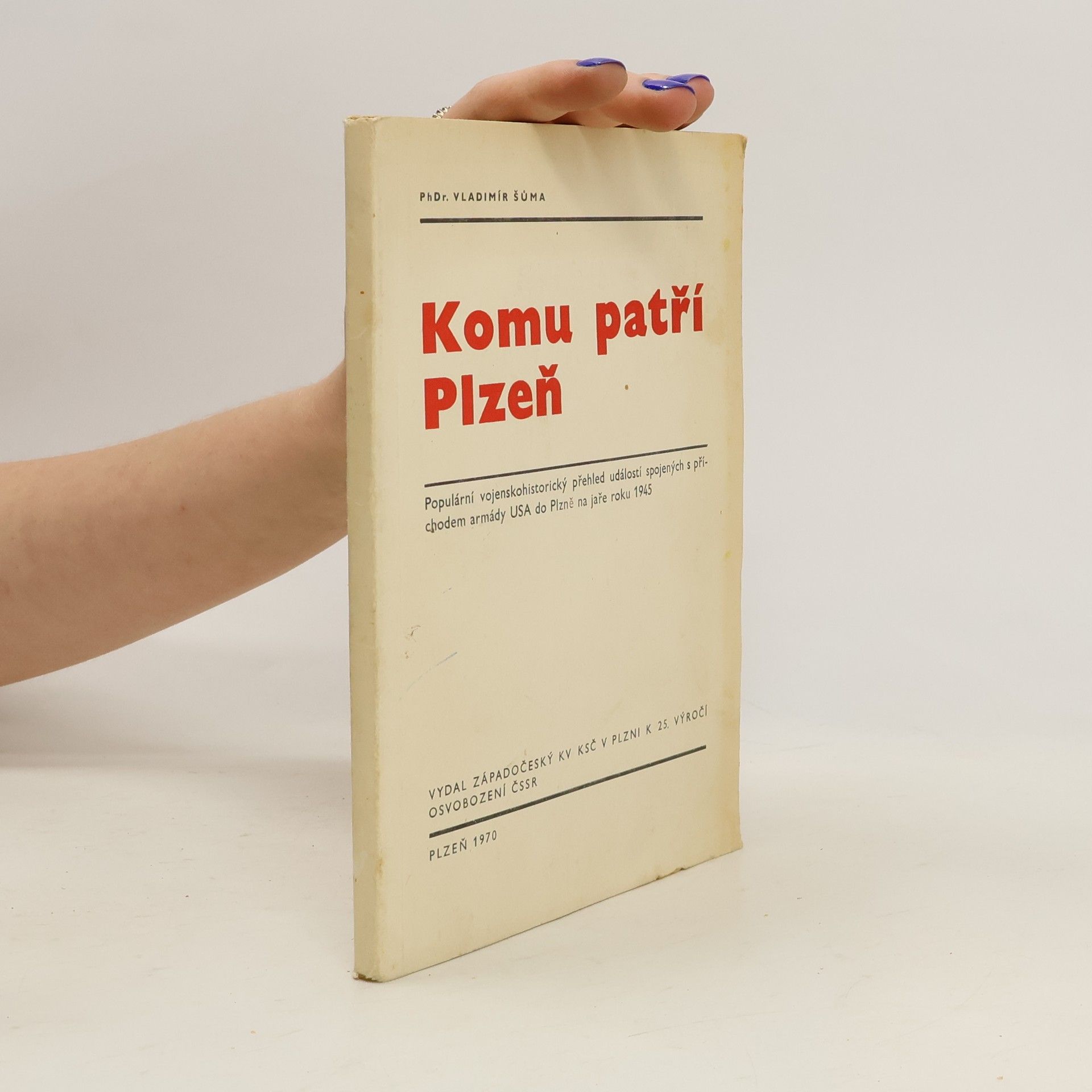 Vladimír Šúma Komu patří Plzeň