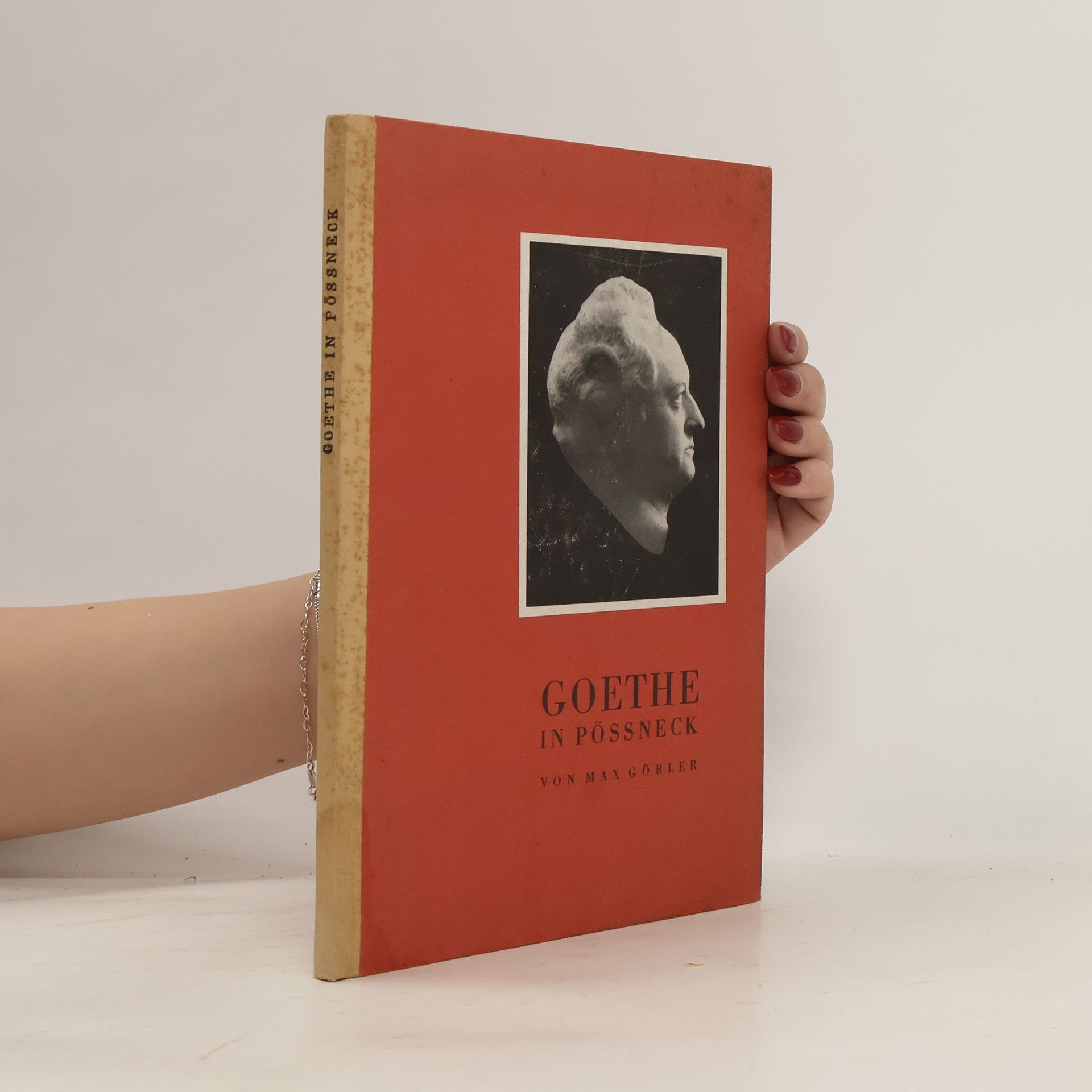 Max Görler Goethe in Pössneck