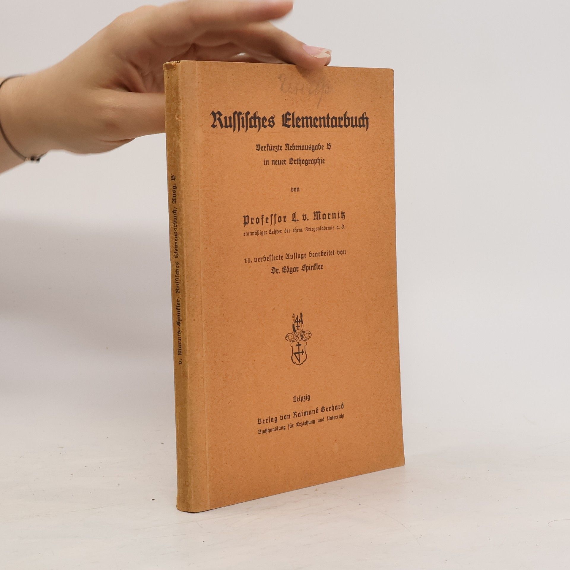 Ludwig von Marnitz Russisches Elementarbuch