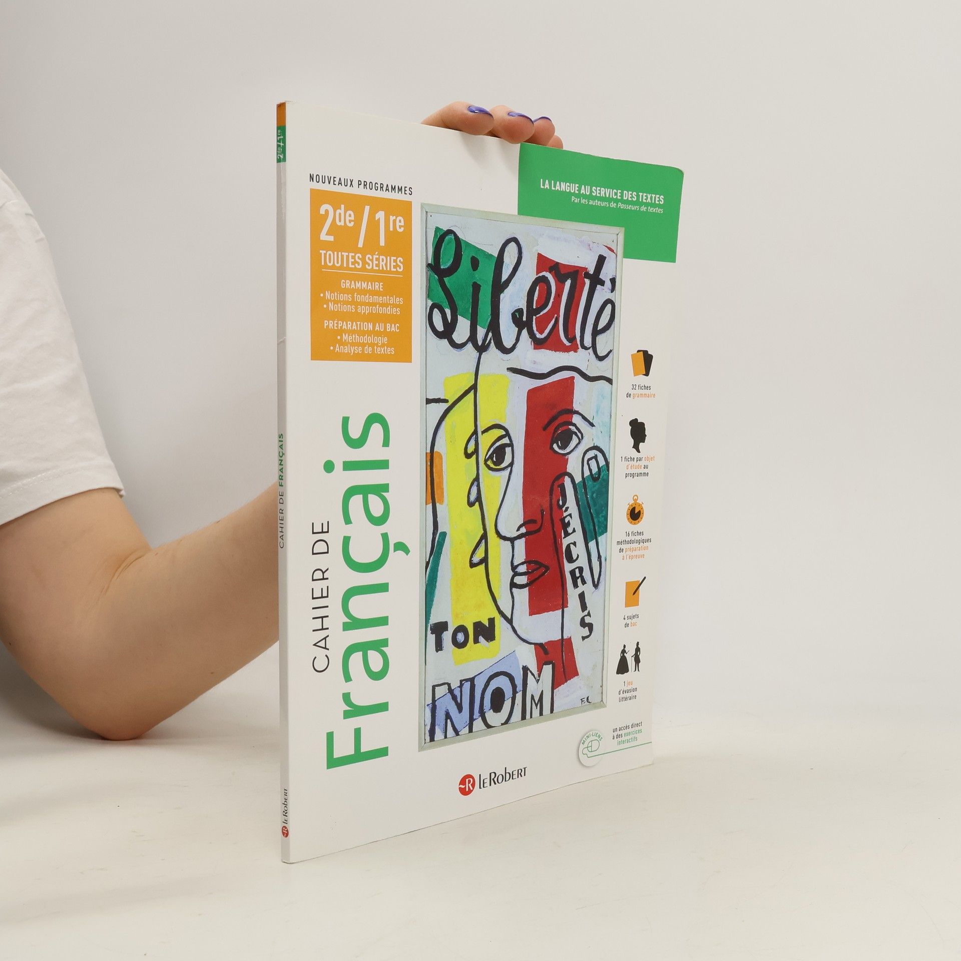Le Robert Français 2de/1re toutes séries Cahier de français