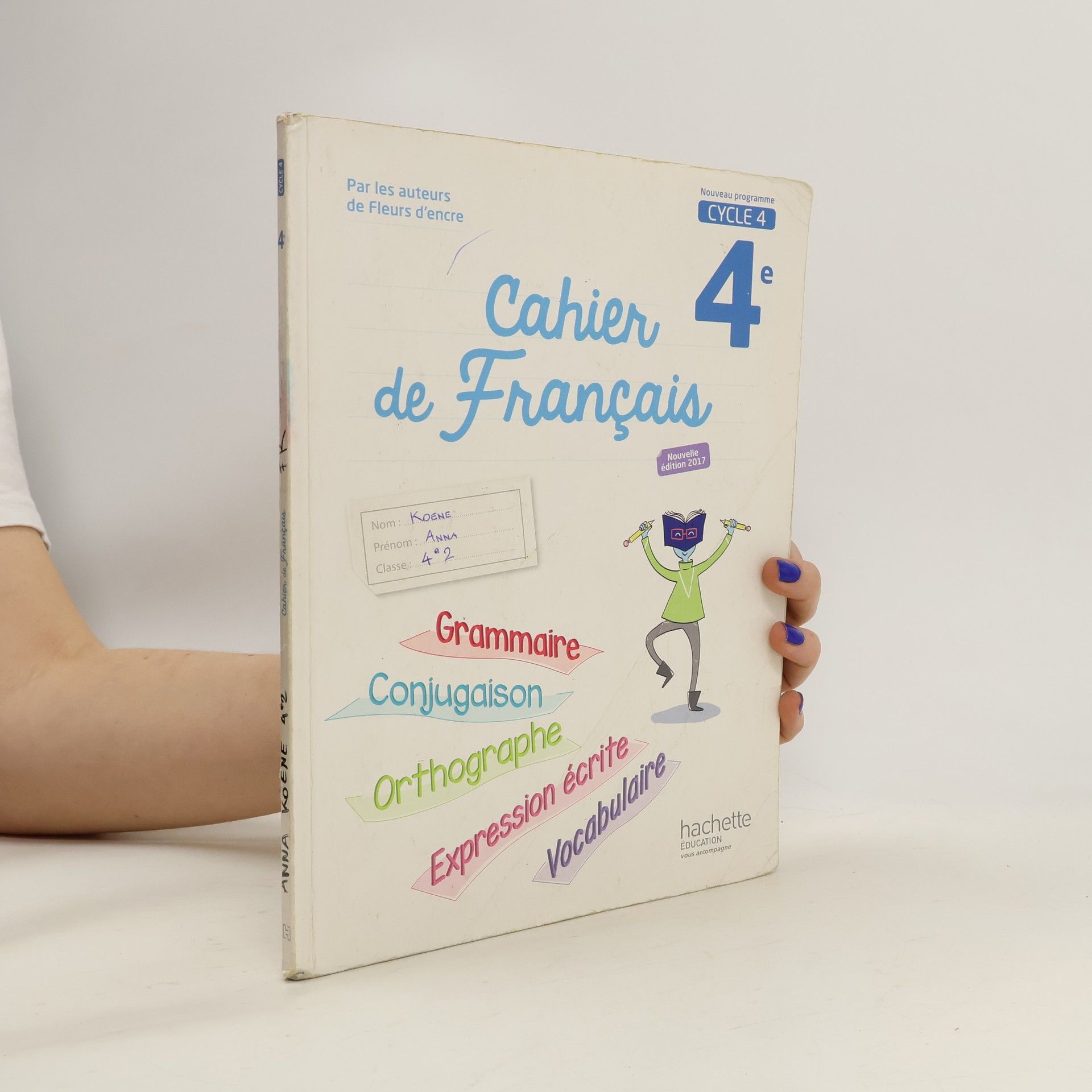 Chantal Bertagna Cahier de Franaais Cycle 4