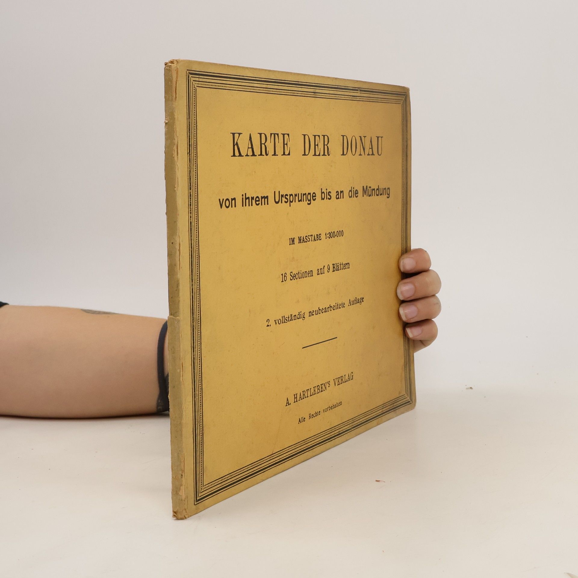 Autores varios Karte der Donau von ihrem Ursprunge bis an die Mündung