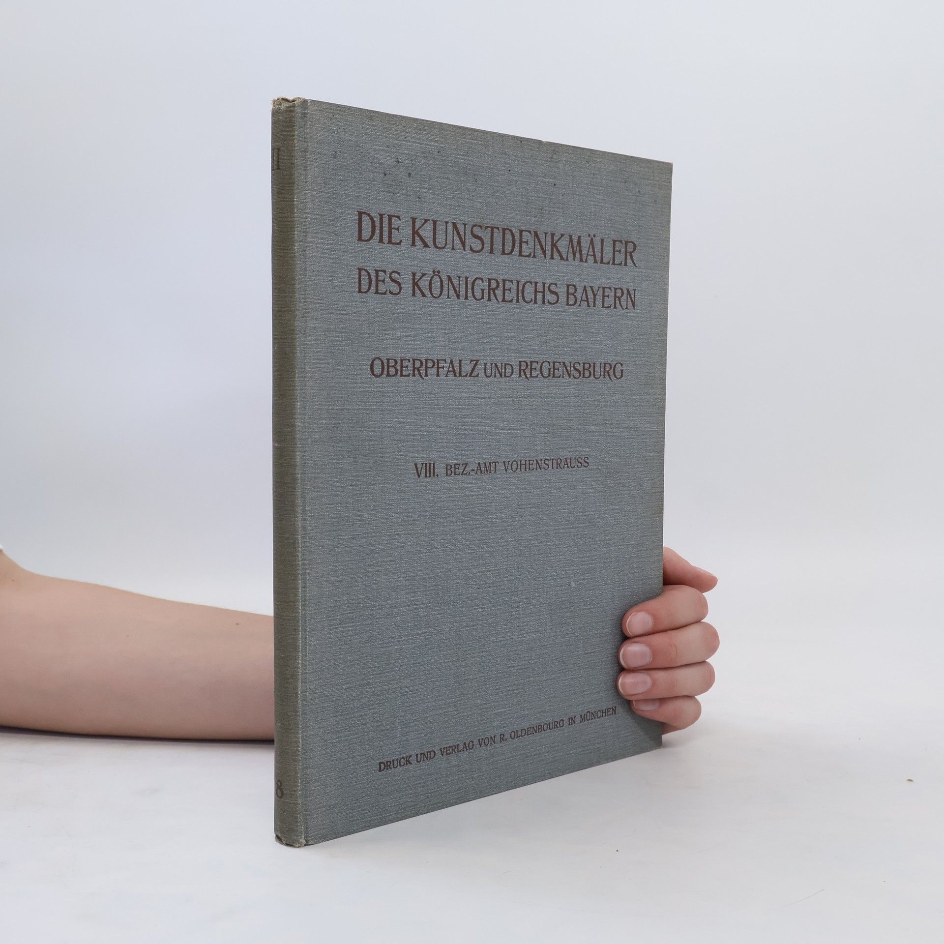 Georg Hager Die Kunstdenkmäler des Königreichs Bayern, Oberpfalz und Regensburg VIII.