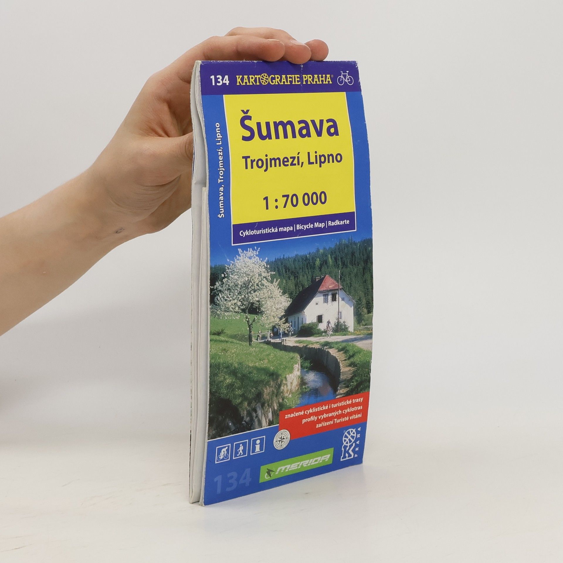 Kartografie Praha 1: 70T(134)-Šumava-Trojmezí, Lipno (cyklomapa)