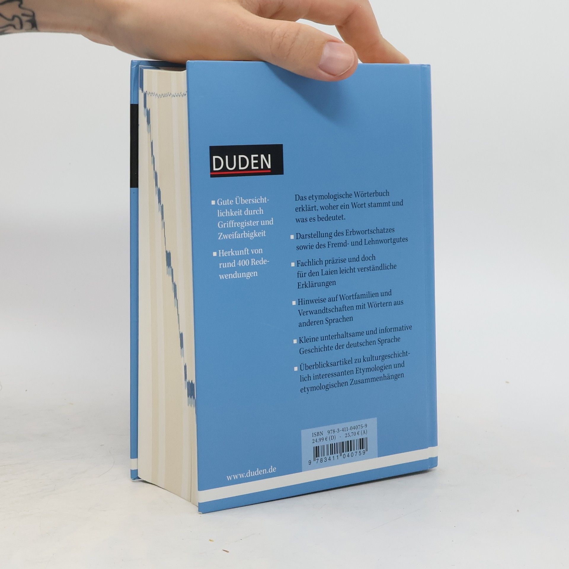 Jörg Riecke Duden, das Herkunftswörterbuch