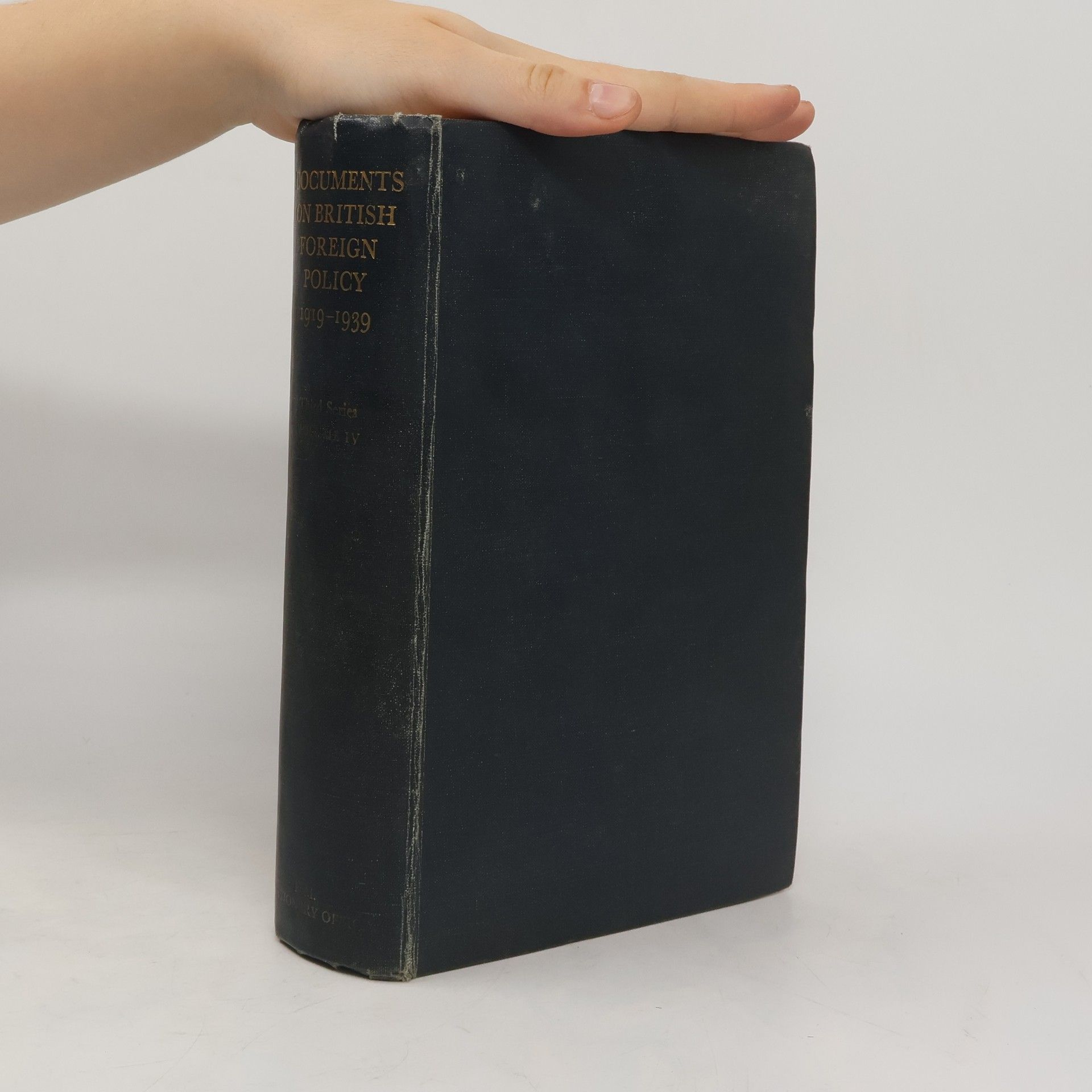 kolektiv Documents on British Foreign Policy 1919-1939