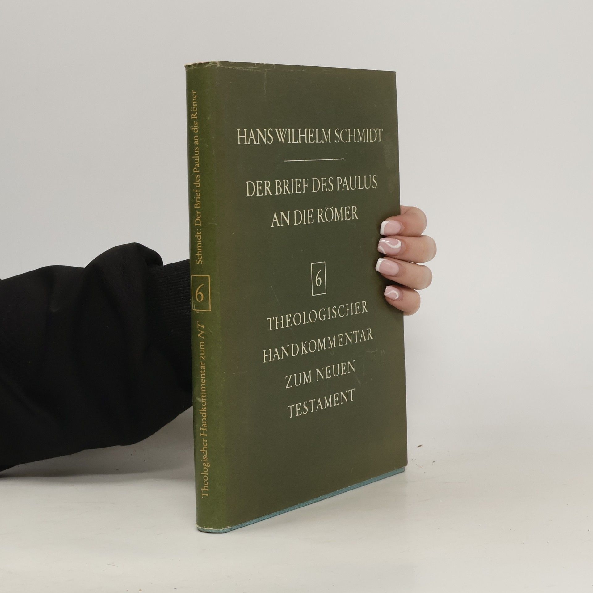 Hans Wilhelm Schmidt Der Brief des Paulus an die Römer 6