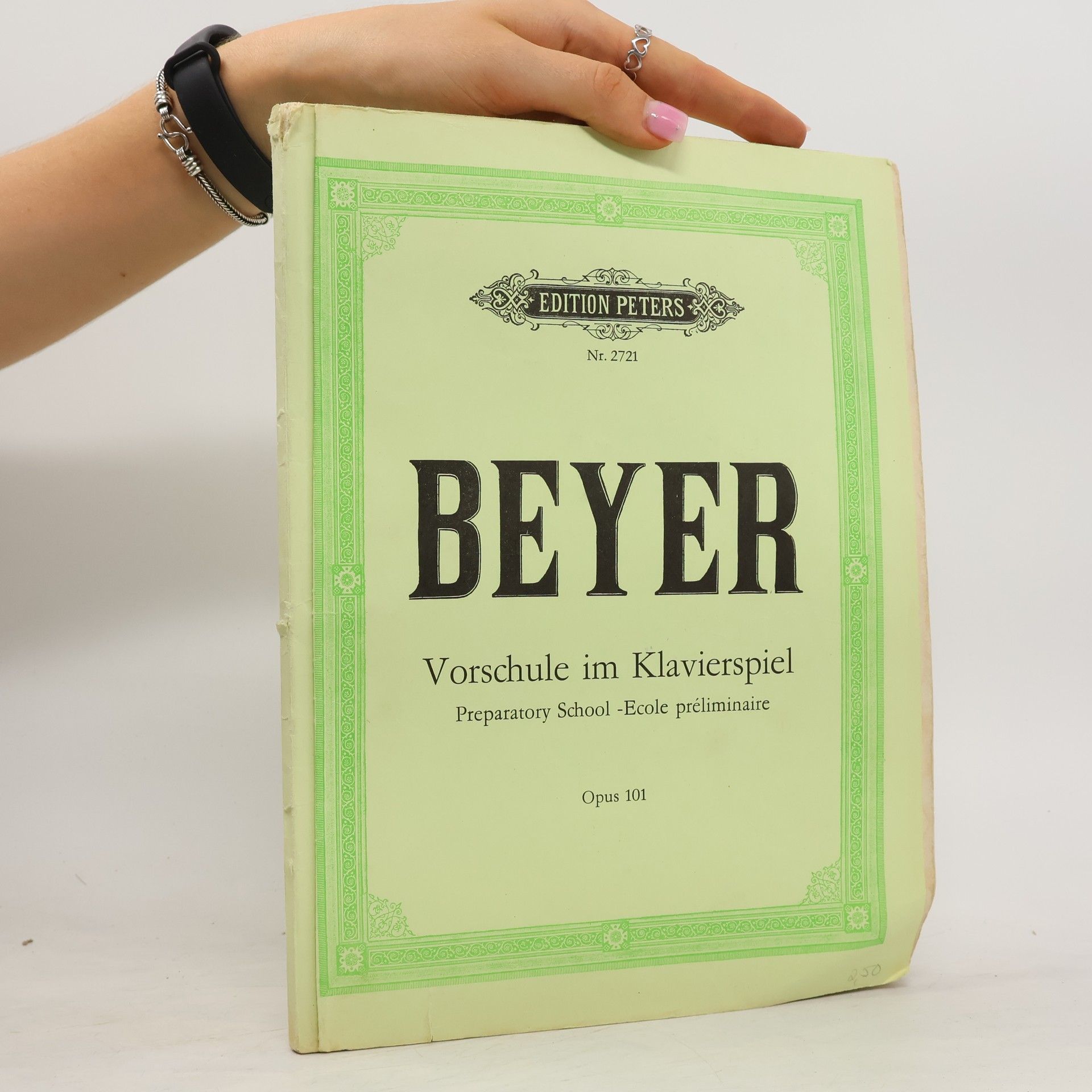 Ferdinand Beyer Beyer. Vorschule im Klavierspiel Opus 101