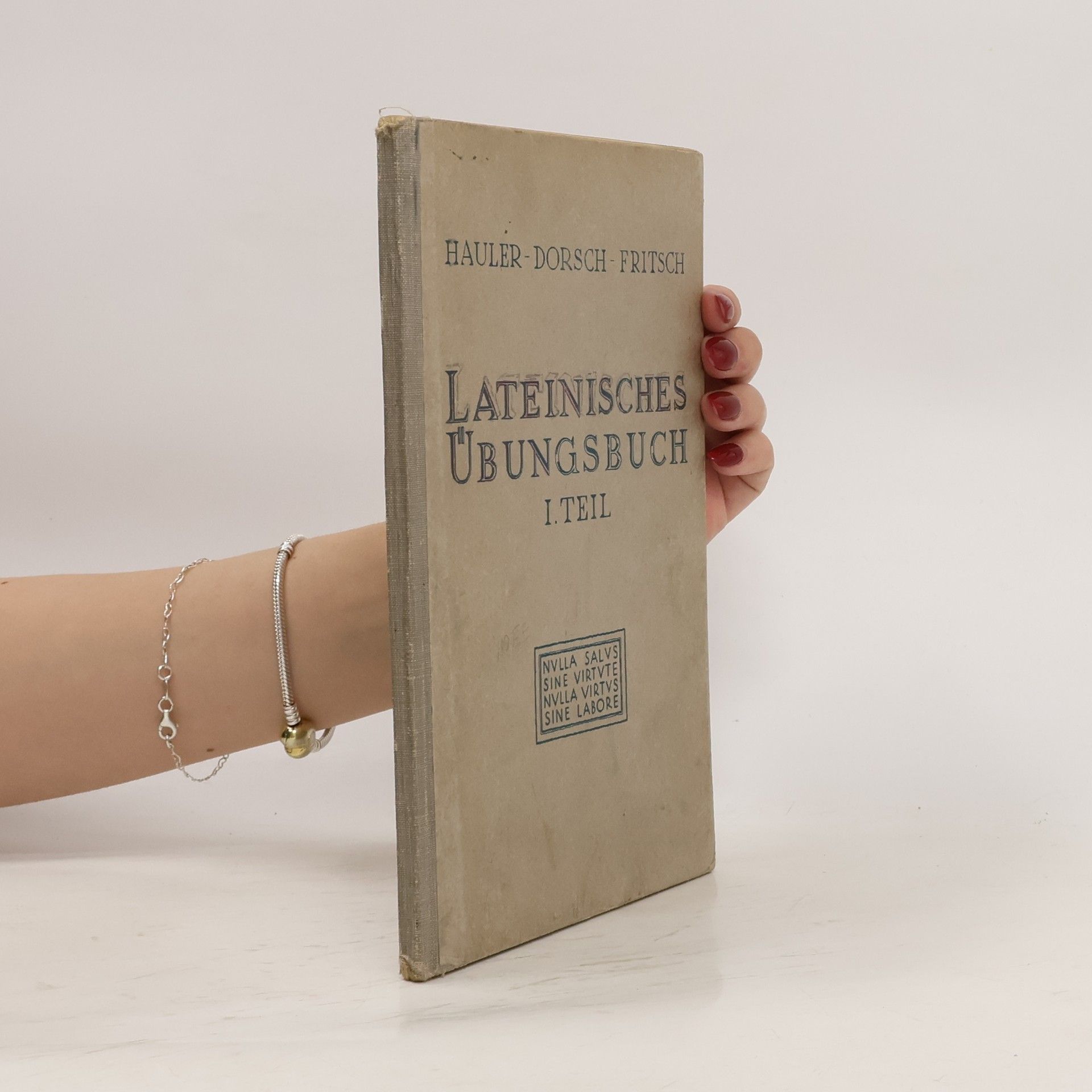 Lateinisches übungsbuch. Teil I.